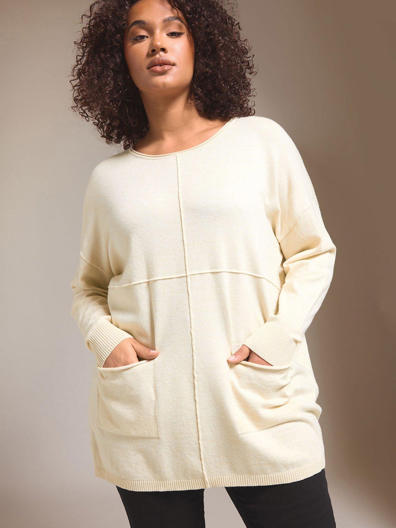 evans-seam-detail-longline-jumper-ivory