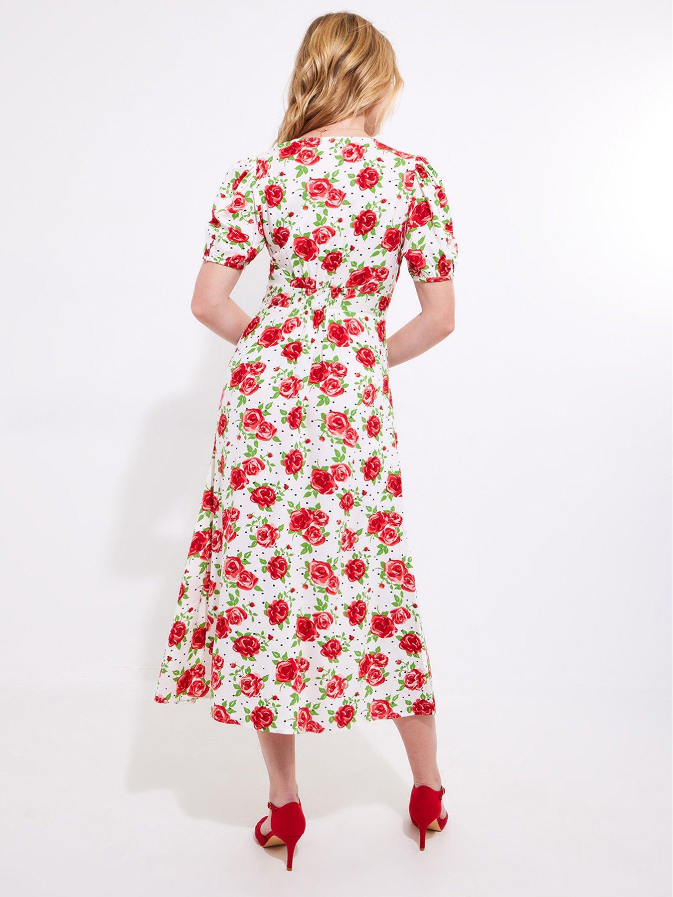 joe browns vintage dress Joe Browns Vintage Rose Midi Dress