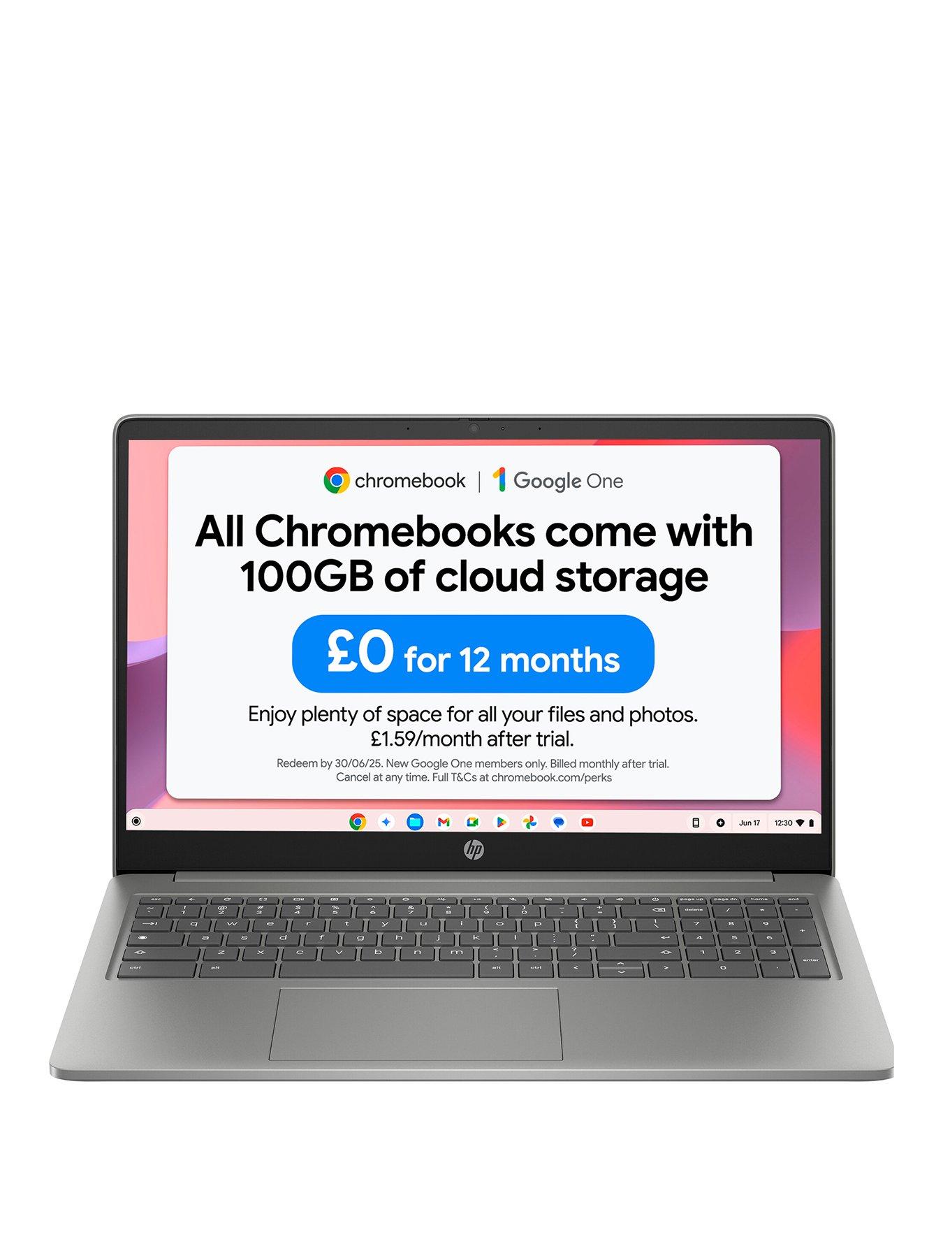 hp-chromebook-15a-nb0006na-156in-hd-intel-n100-4gb-ram-128gb-ssd-silver