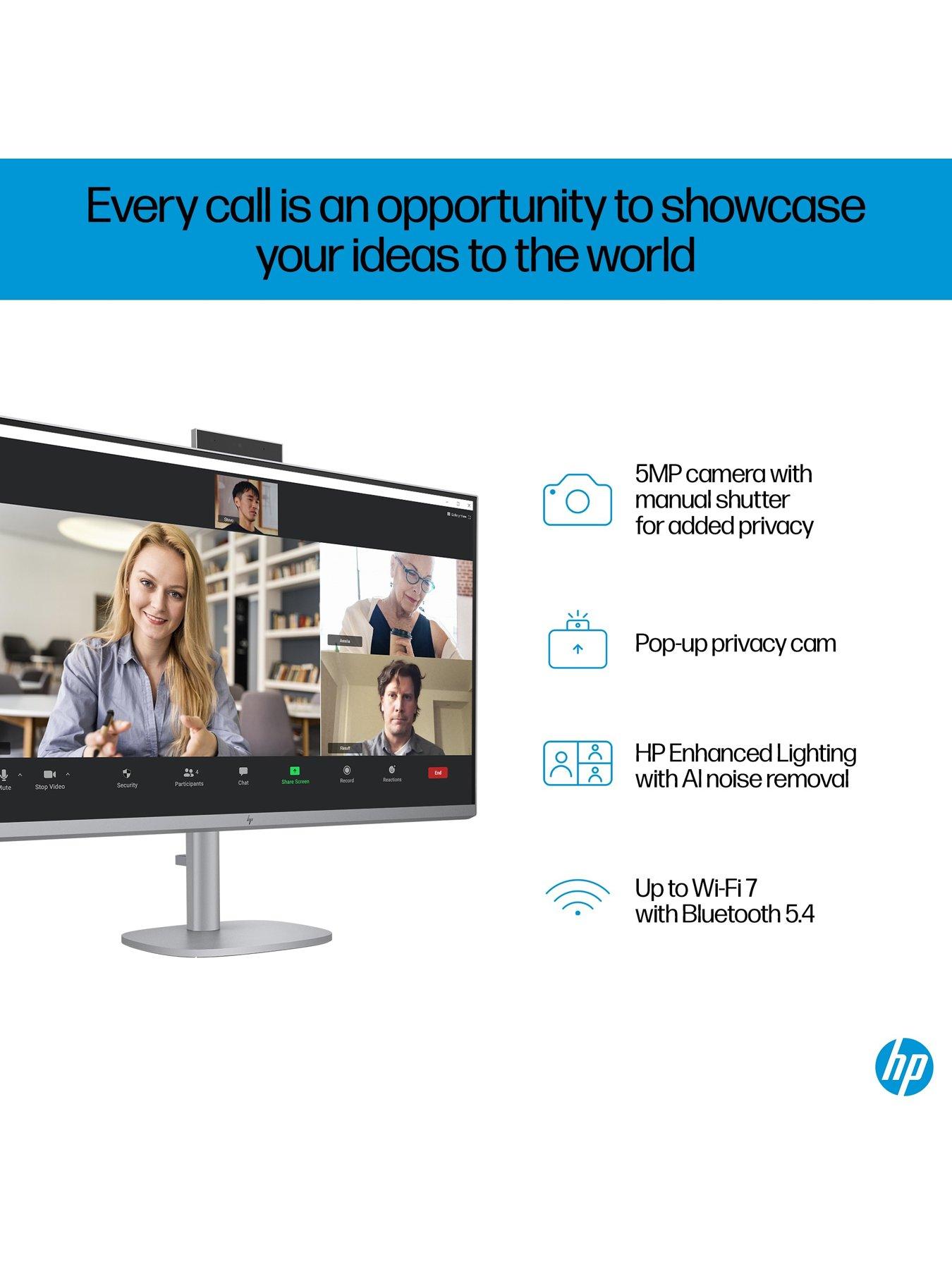 Image 4 of 8 of HP OmniStudio X&nbsp;32-c0002na All-inOne Desktop PC - 32in 4K&nbsp;Ultra&nbsp;HD Antiglare IPS,&nbsp;Intel Core Ultra 7, 16GB RAM, 1TB SSD - Silver