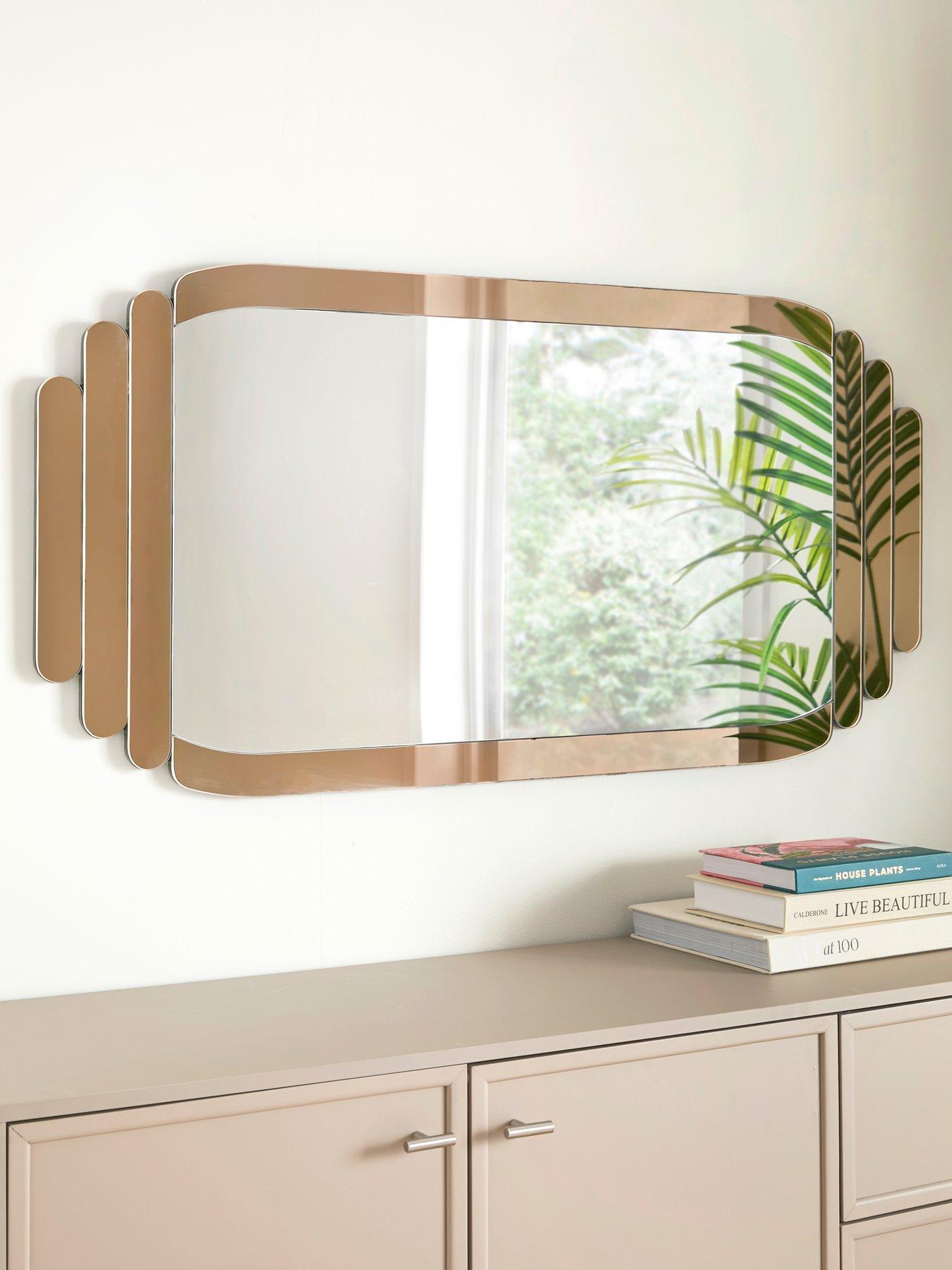 Very Home Beige Pill Edge Mirror 60x120cm
