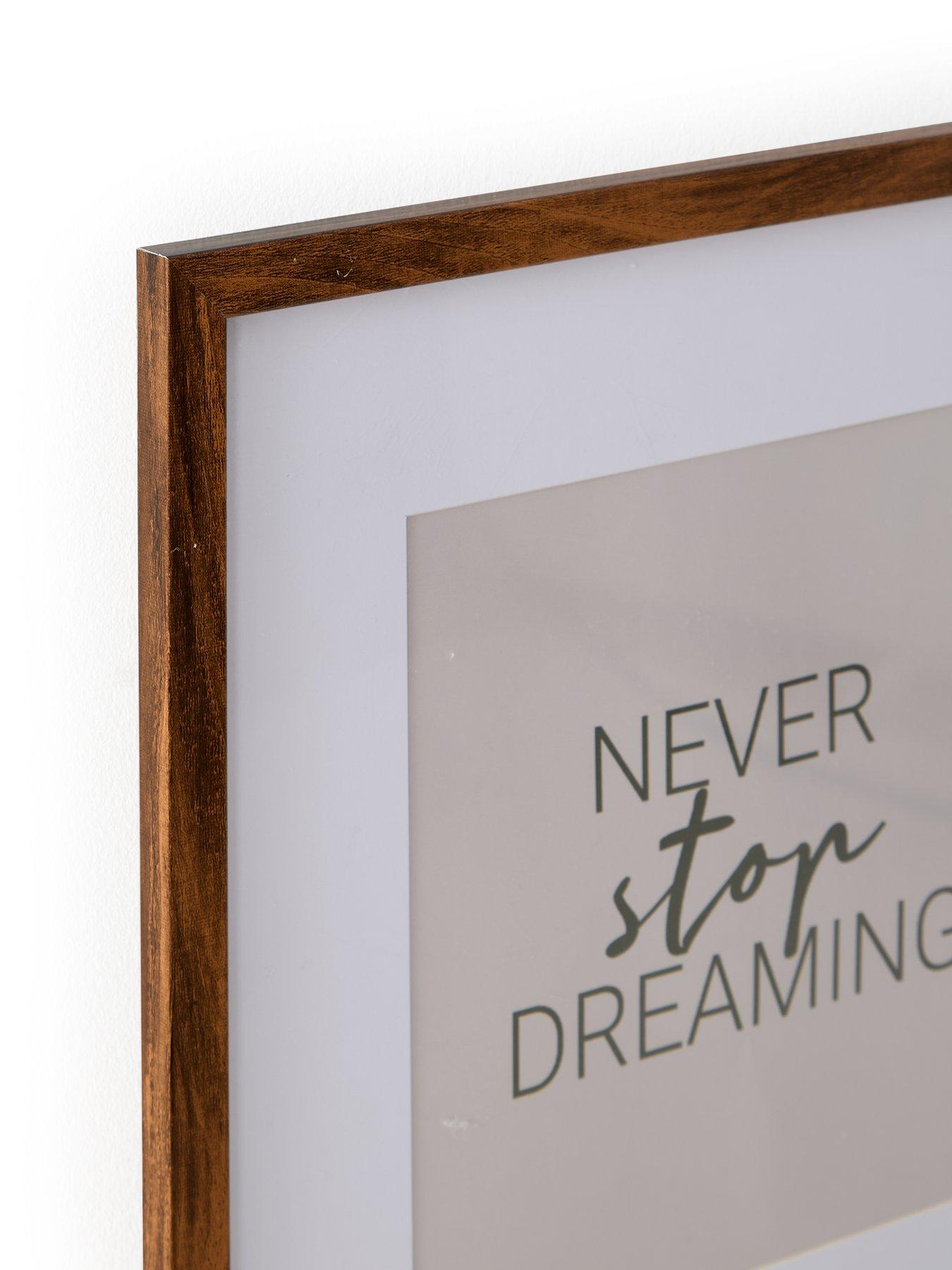 Image 5 of 5 of Very Home Set of 9 Brown Square Gallery Photo Frames 12x12inch