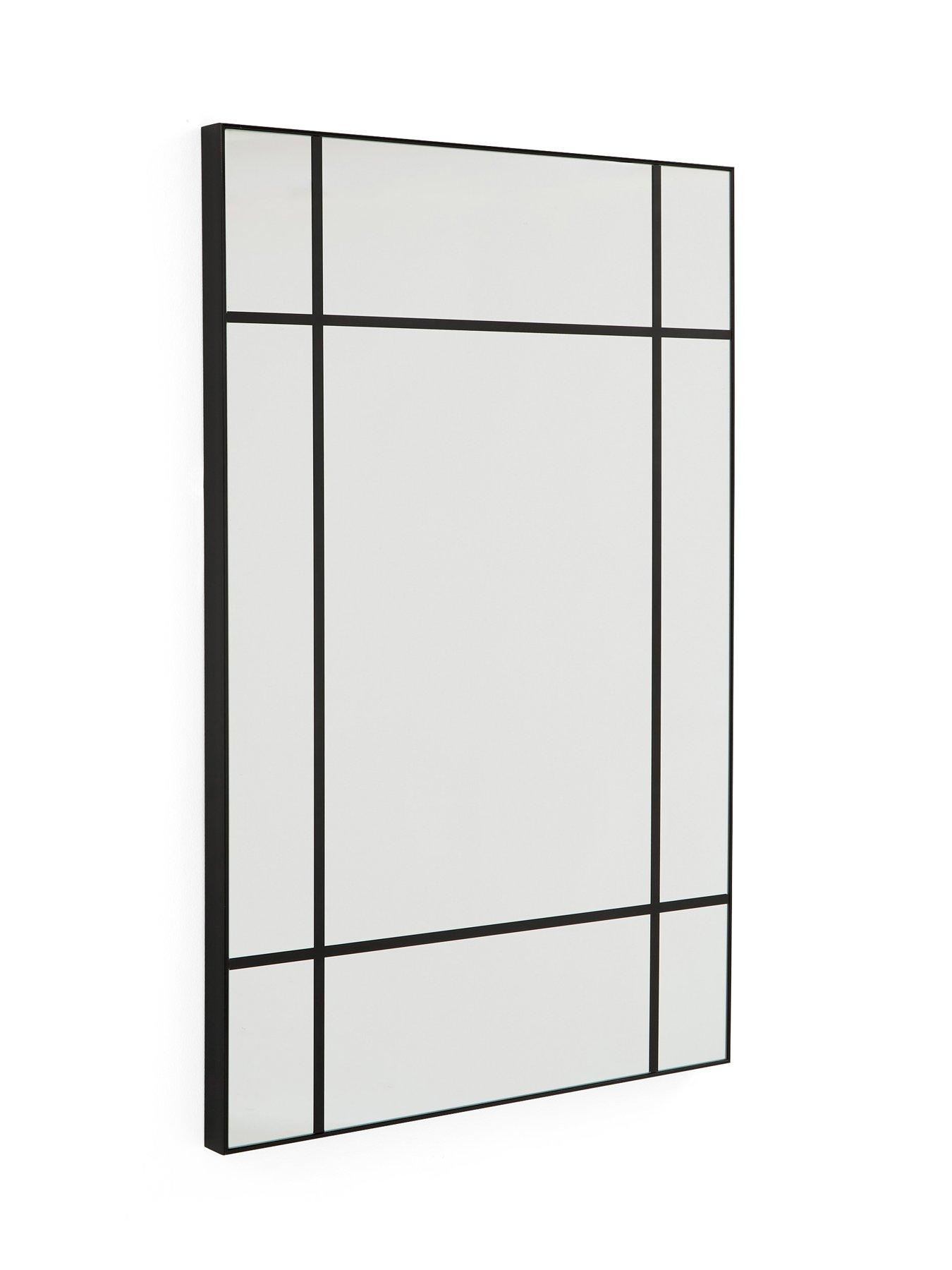 Image 3 of 6 of The Very Collection Edge Windowpane Mirror