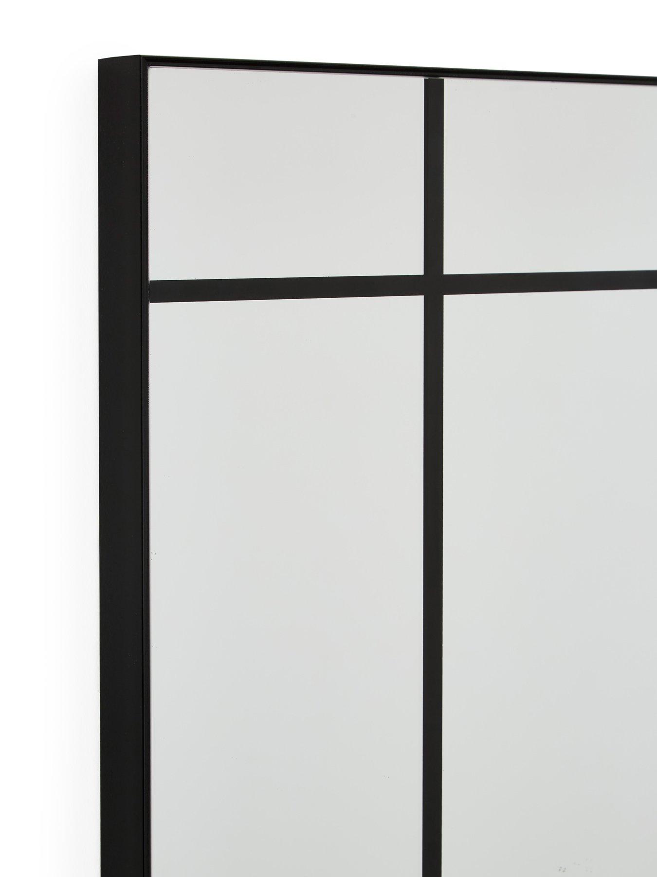 Image 5 of 6 of The Very Collection Edge Windowpane Mirror