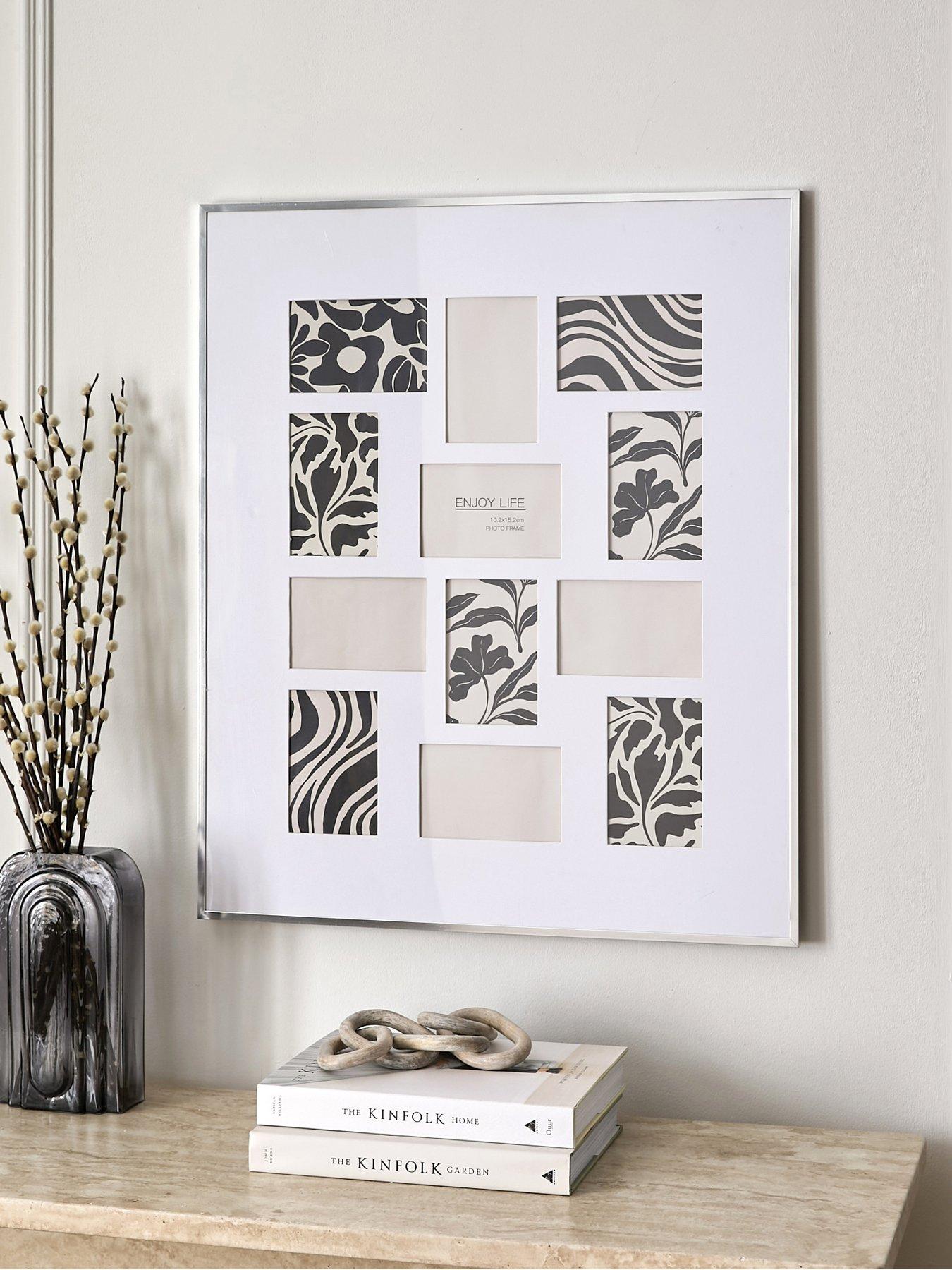 Image 1 of 5 of Very Home 12-Photo Gallery Frame - Silver