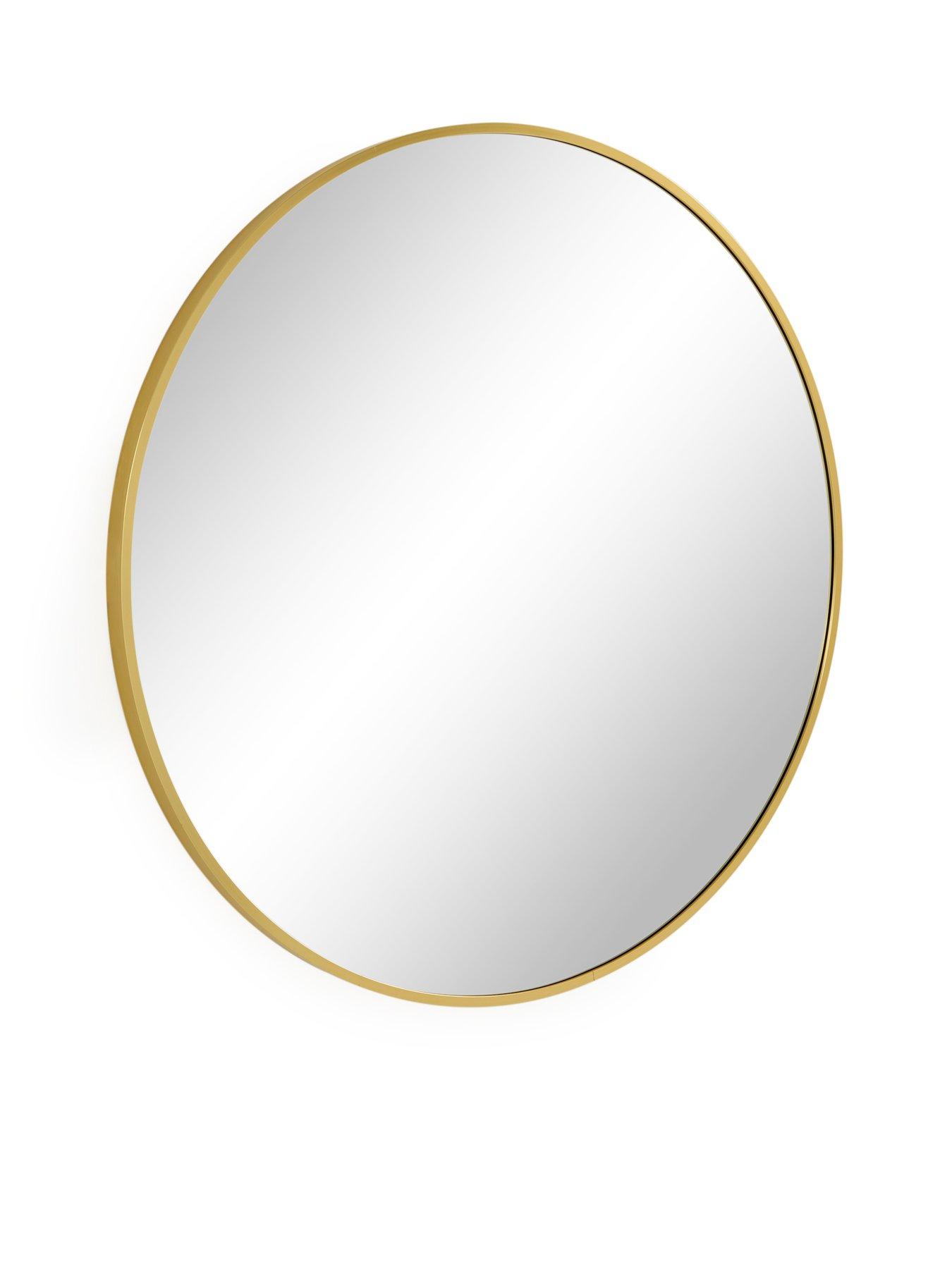  image of the-very-collection-round-gold-mirror-71cm