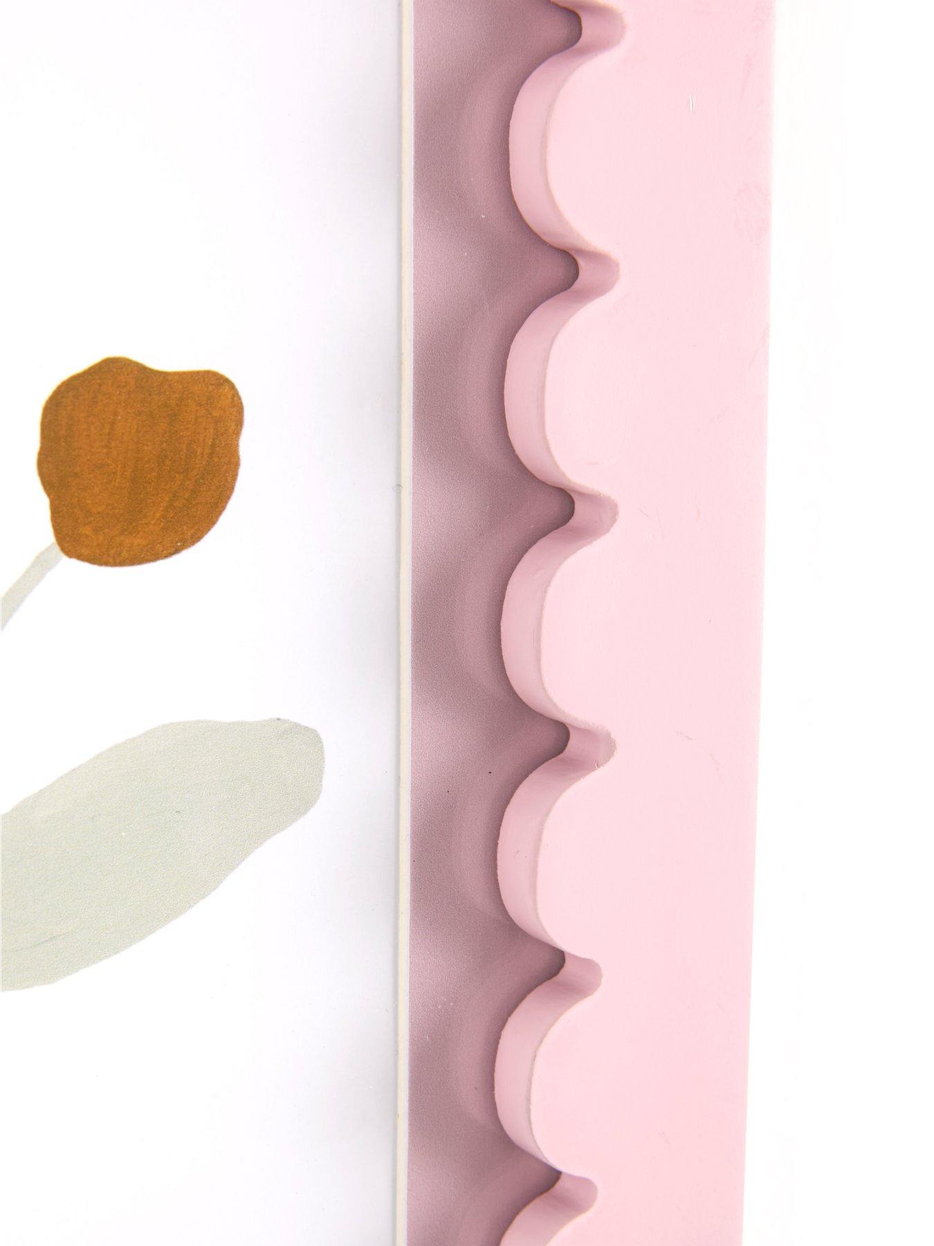 Image 5 of 5 of Very Home 3 Photo Pink Scalloped Frame 22x41cm