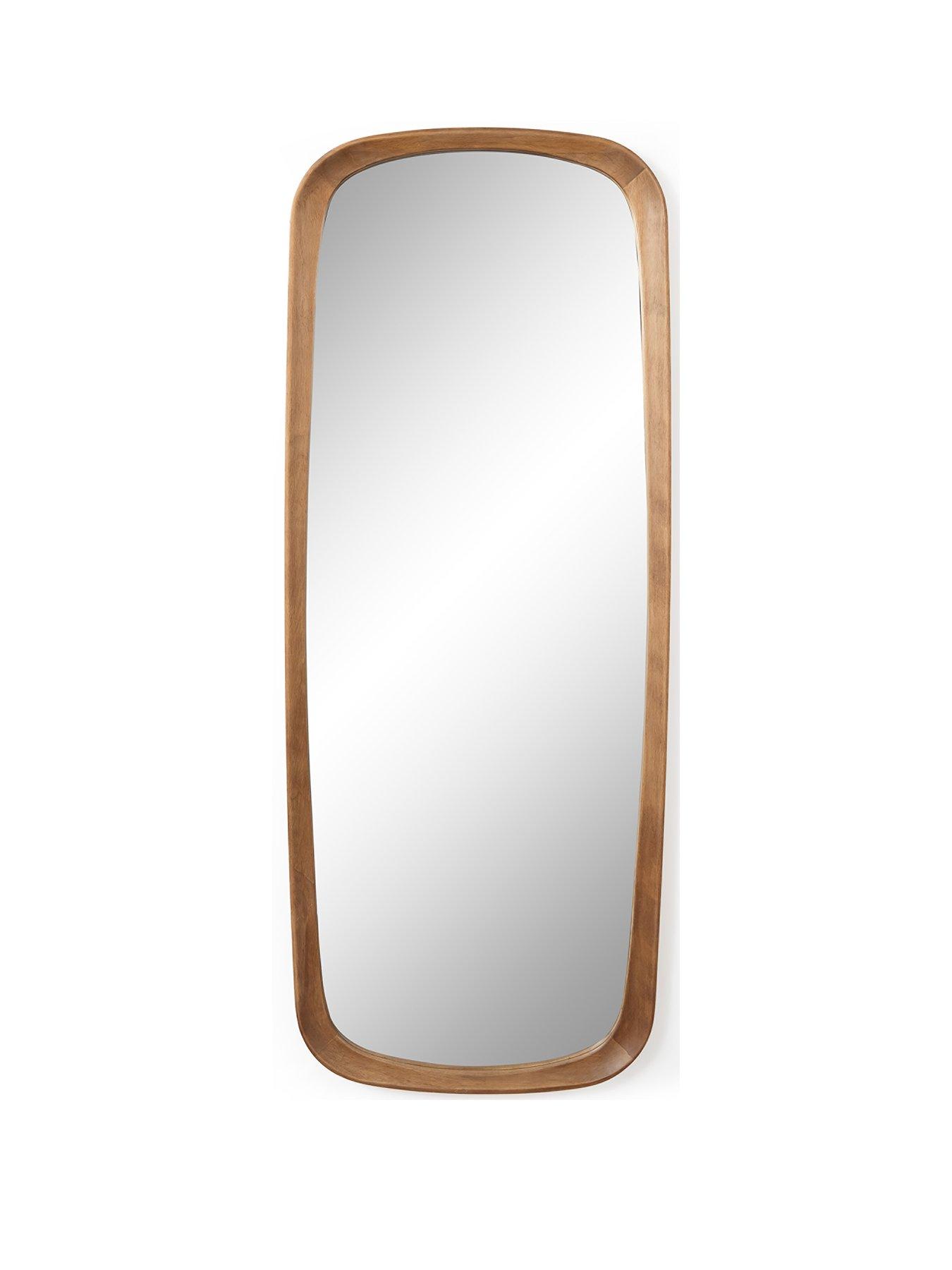 Image 2 of 5 of Michelle Keegan Home Wooden Frame Hanging Mirror 47x120cm