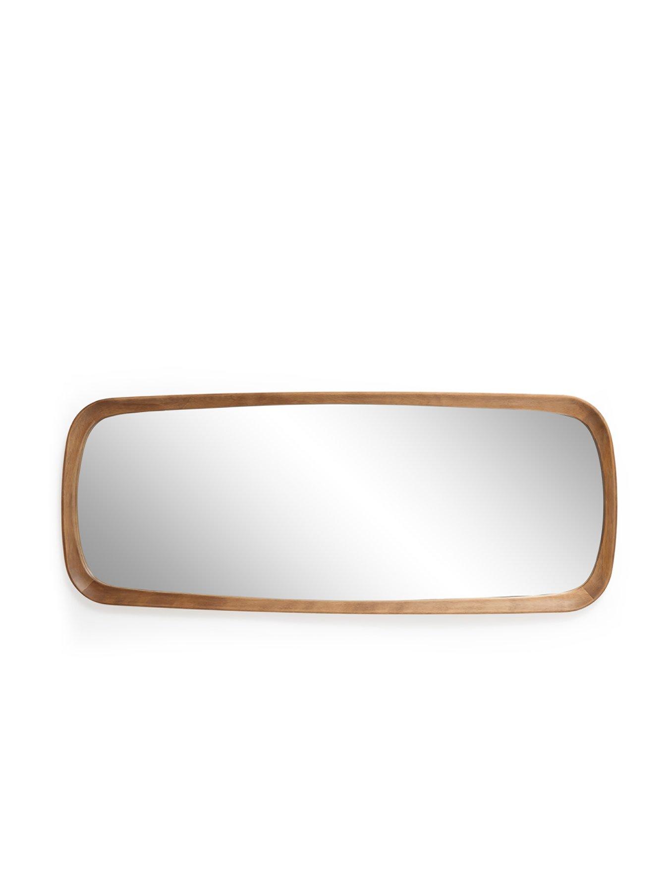 Image 3 of 5 of Michelle Keegan Home Wooden Frame Hanging Mirror 47x120cm