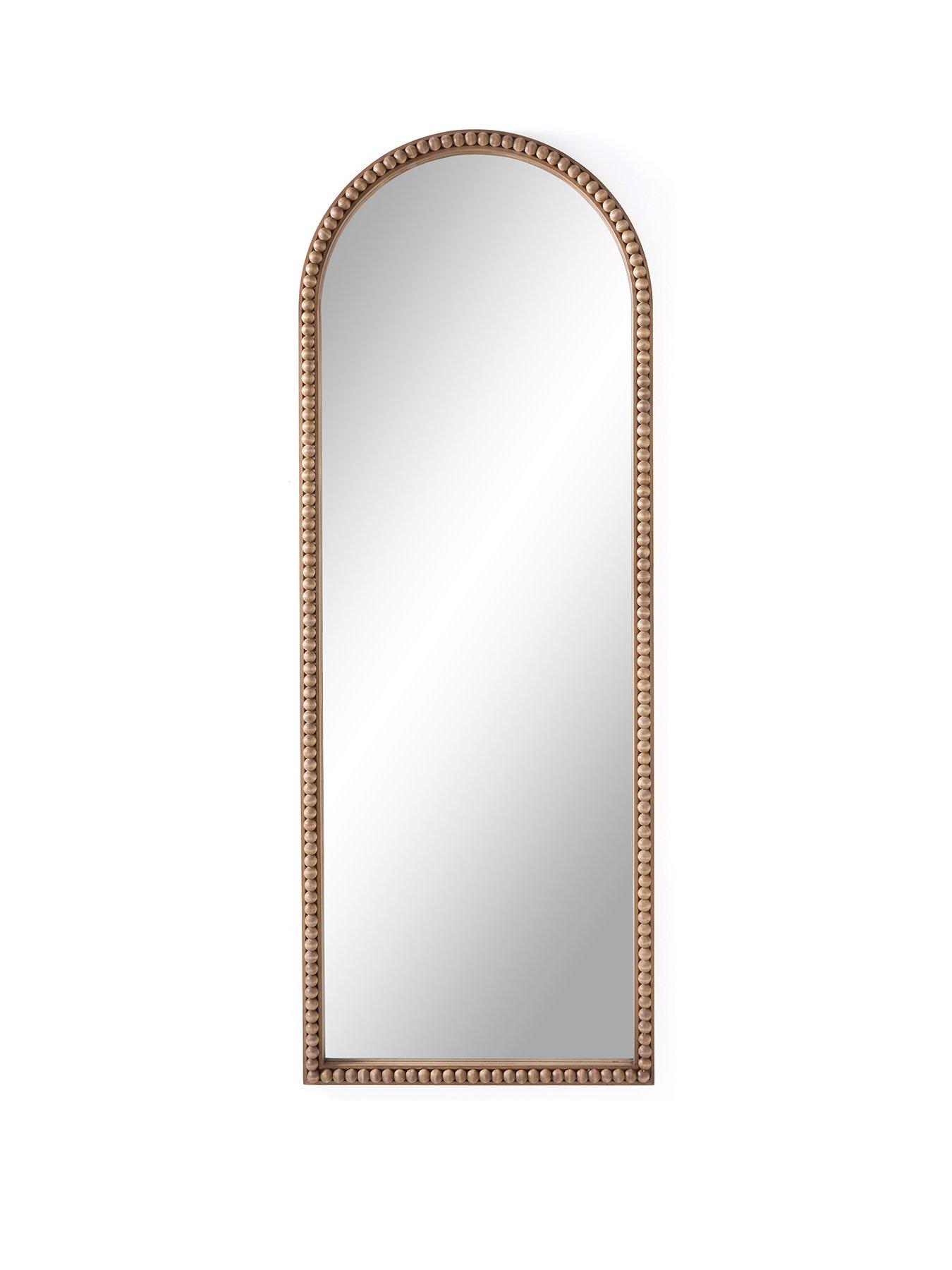 Image 2 of 5 of Very Home Arched Bobbin Standing Wood Mirror 66x177cm