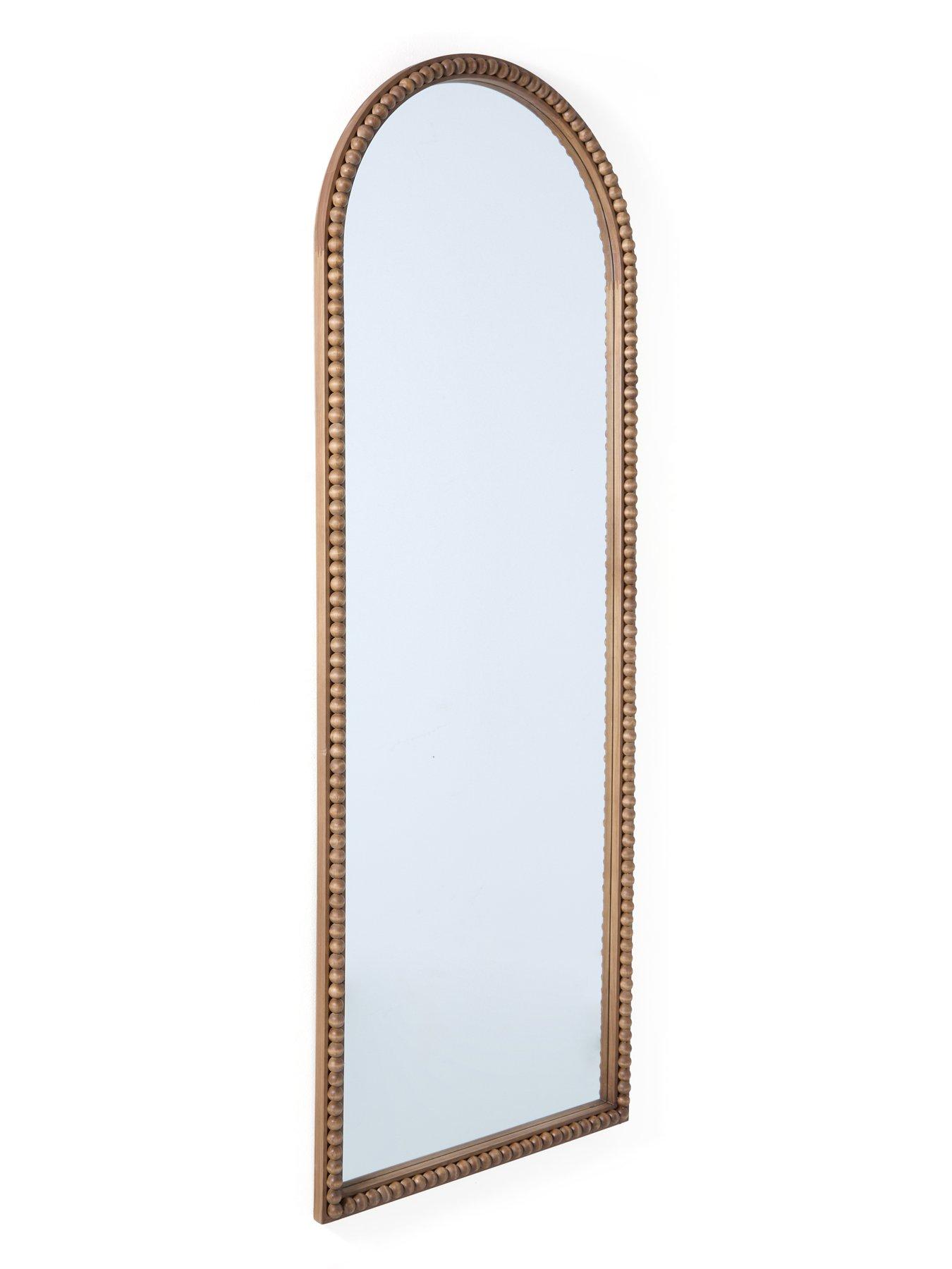 Image 3 of 5 of Very Home Arched Bobbin Standing Wood Mirror 66x177cm