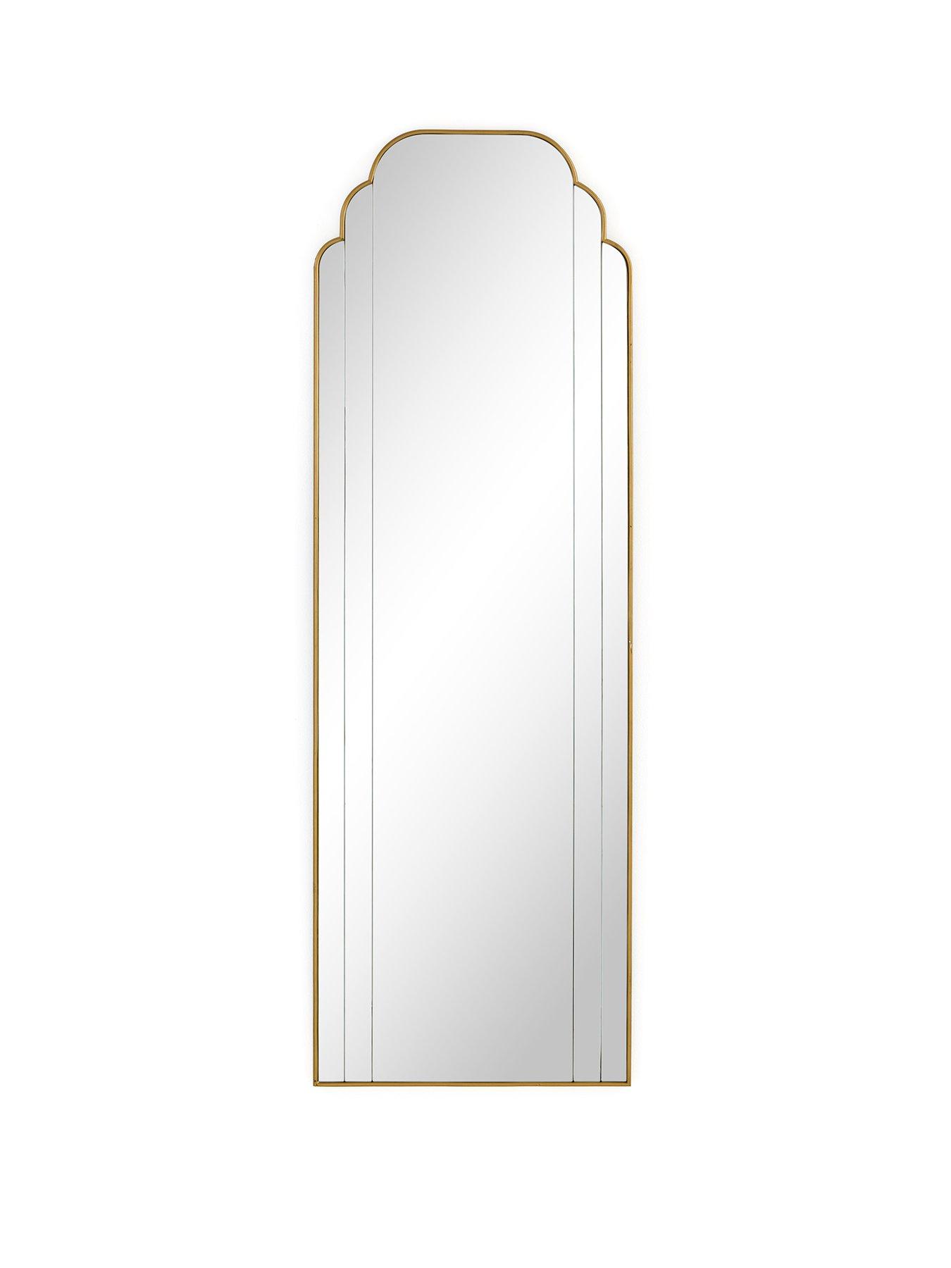 Image 2 of 5 of Very Home Fluted Edge Hanging Mirror 50x150cm