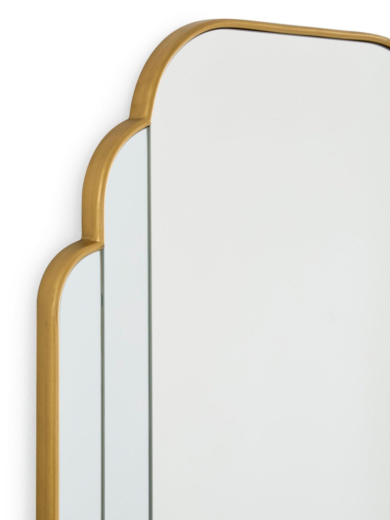 Image 4 of 5 of Very Home Fluted Edge Hanging Mirror 50x150cm