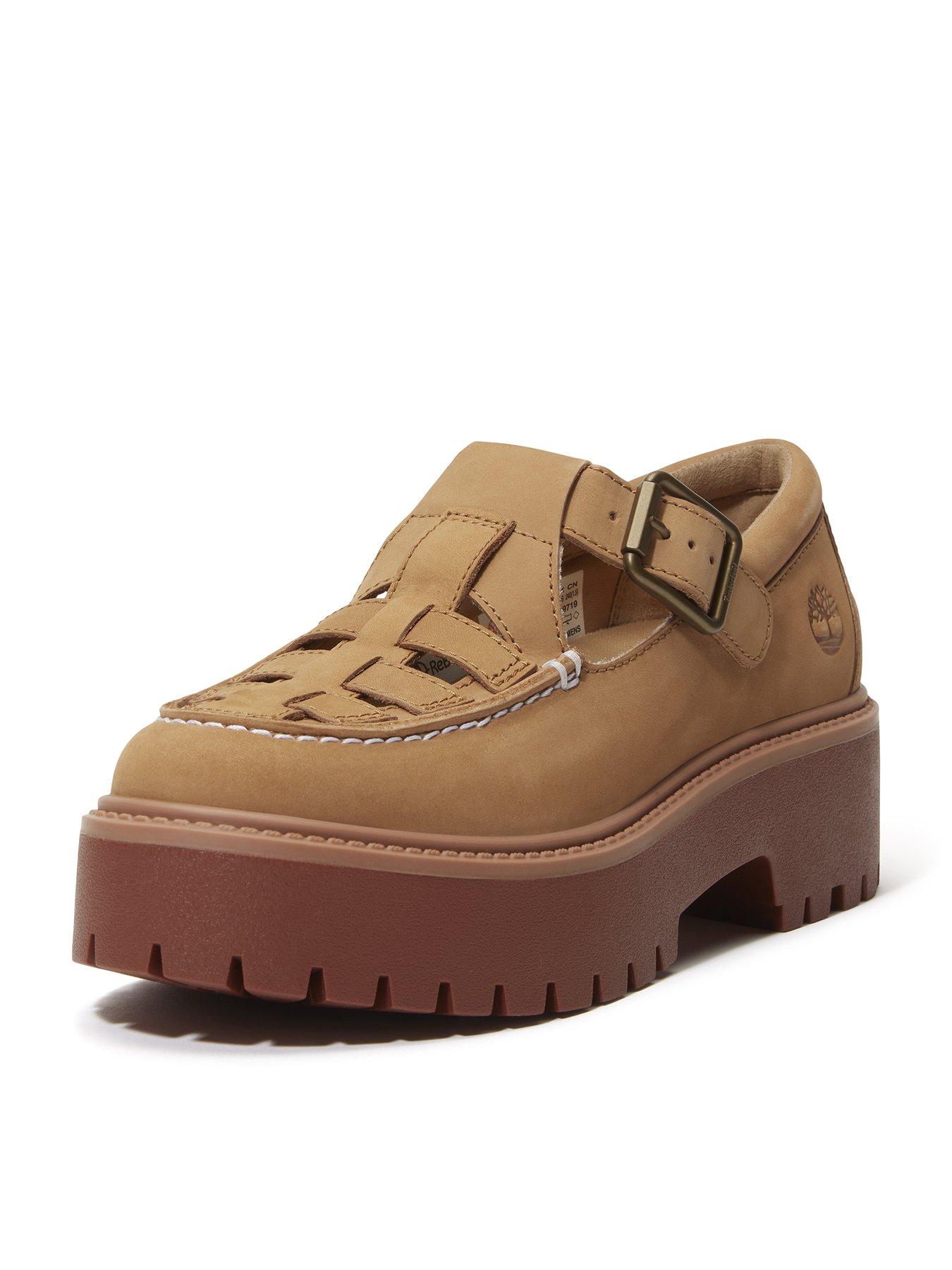  image of timberland-stone-street-maryjane-buckle-shoe-medium-beige-nubuck