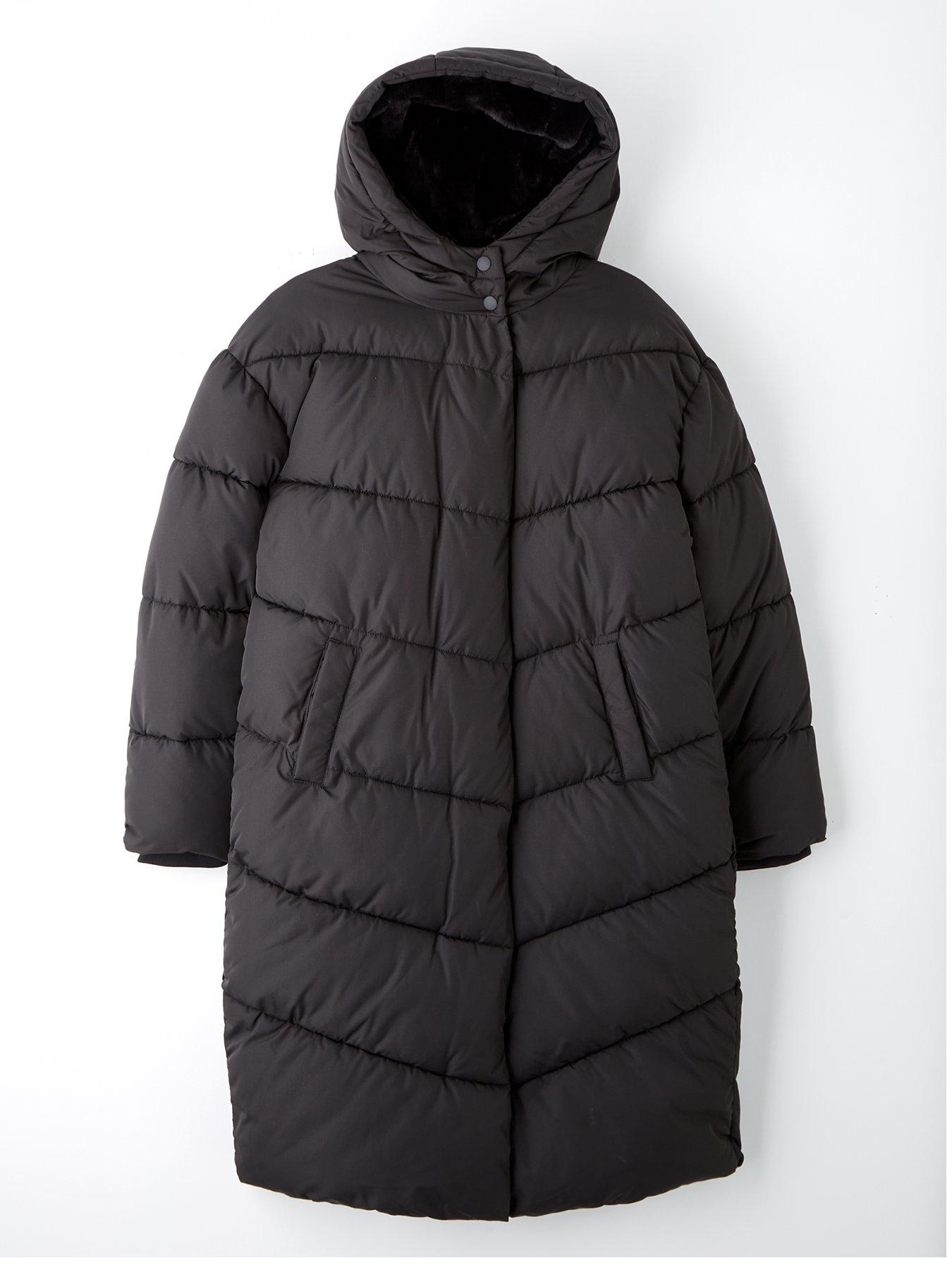 undefined Girls Longline Oversized Padded Coat