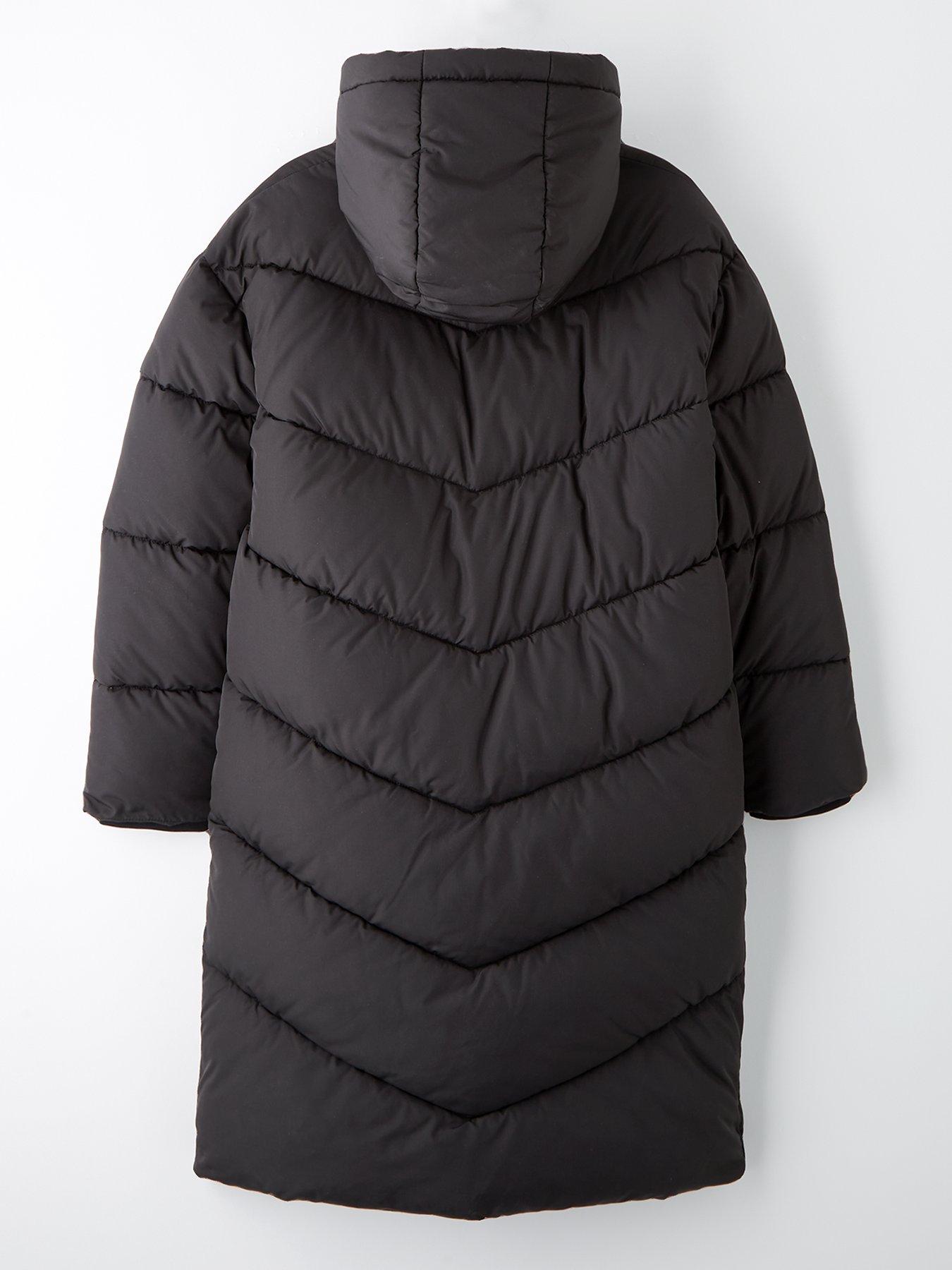 Image 2 of 4 of V by Very Girls Longline Oversized Padded Coat