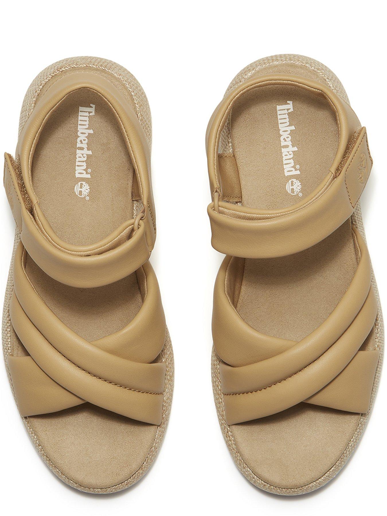  image of timberland-belmar-waves-backstrap-sandal-medium-beige-full-grain