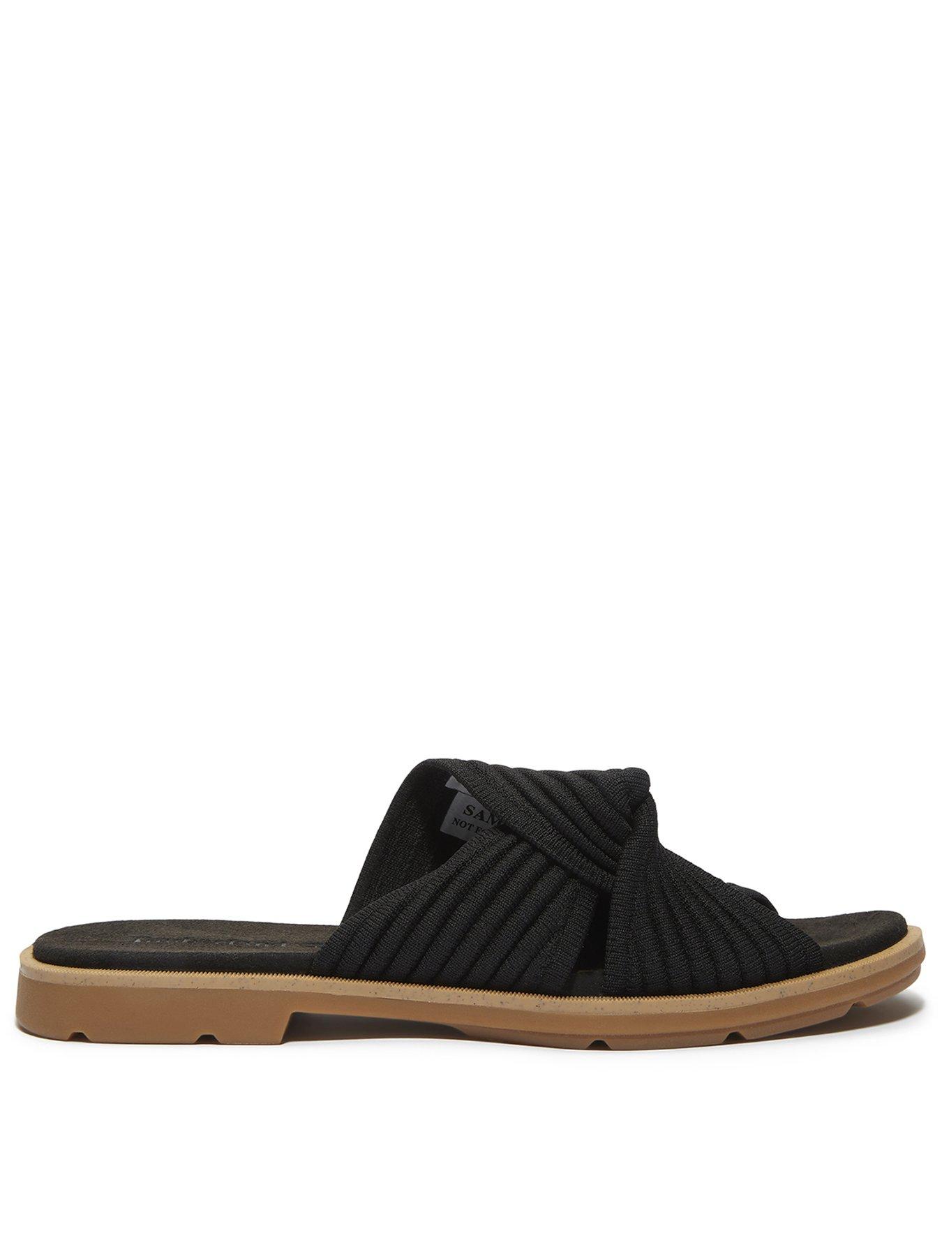 Timberland Calista Bay Slide Sandal - Black Knit