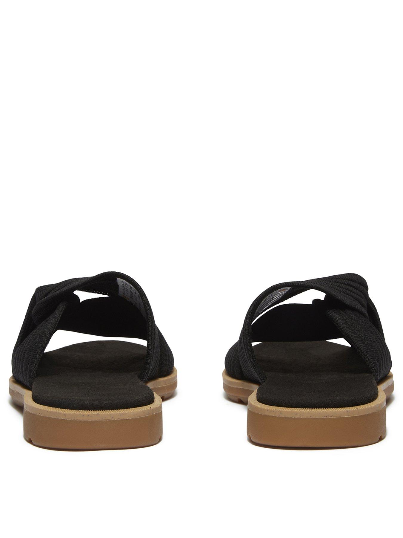  image of timberland-calista-bay-slide-sandal-black-knit