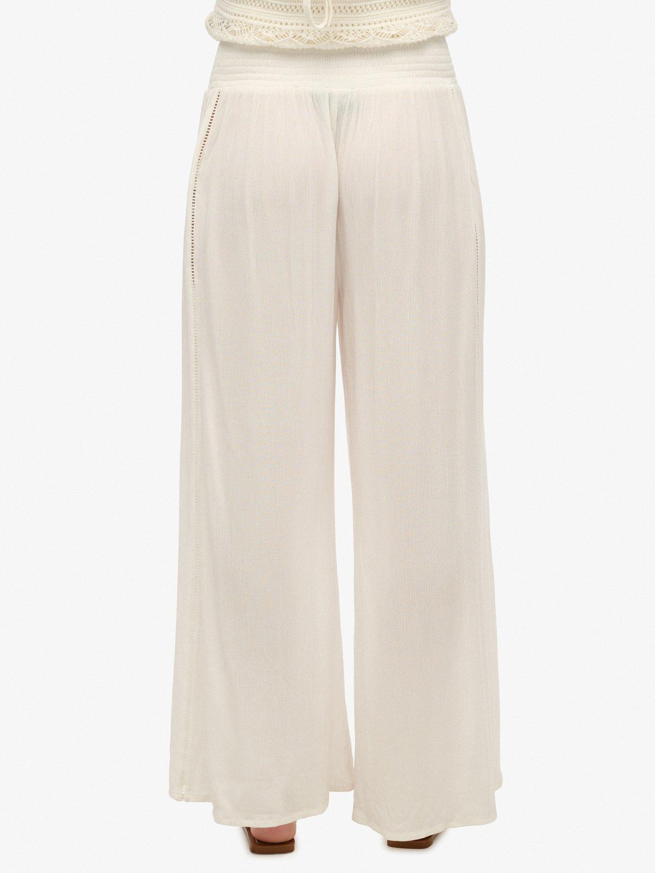Image 2 of 5 of Superdry Beach Pants - White