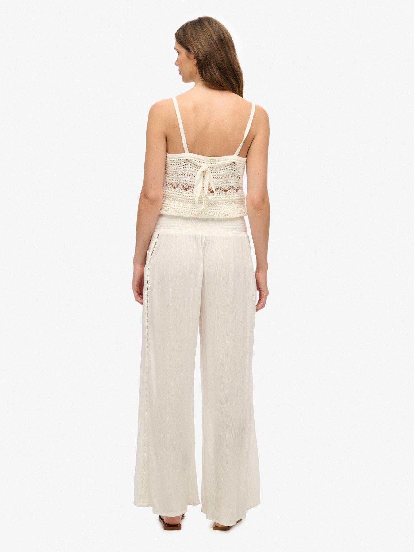 Image 4 of 5 of Superdry Beach Pants - White