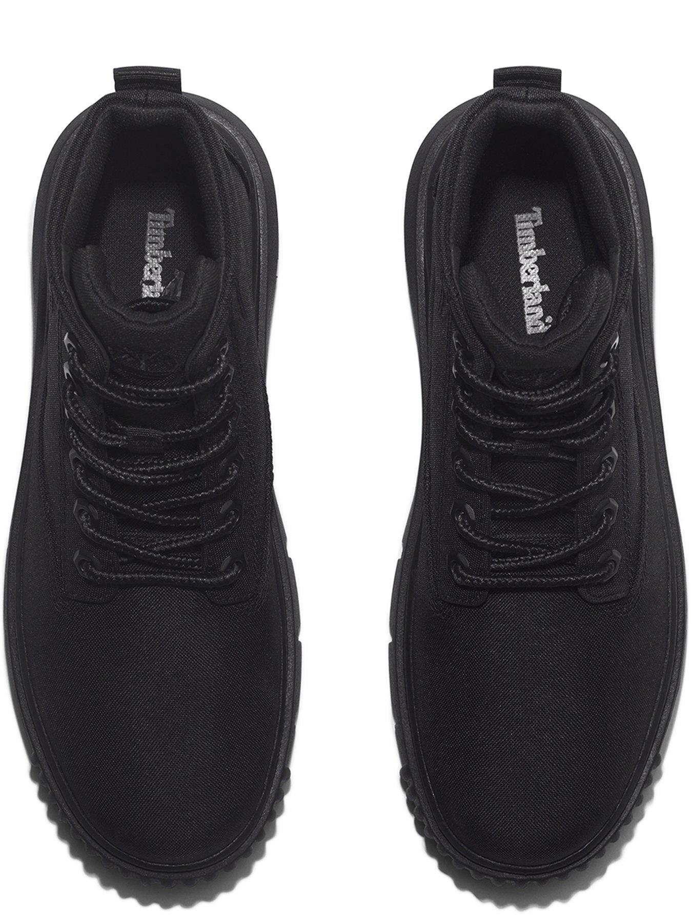  image of timberland-greyfield-mid-lace-boot-jet-black