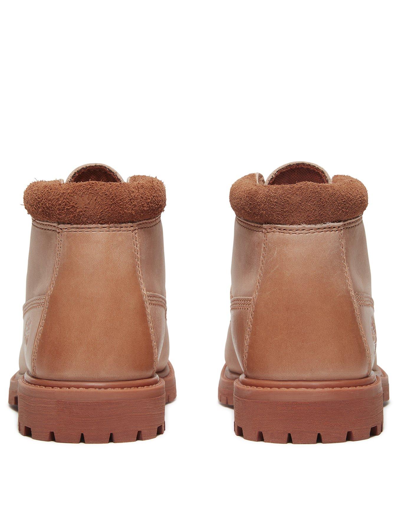  image of timberland-nellie-mid-lc-waterproof-chukka-light-red-full-grain