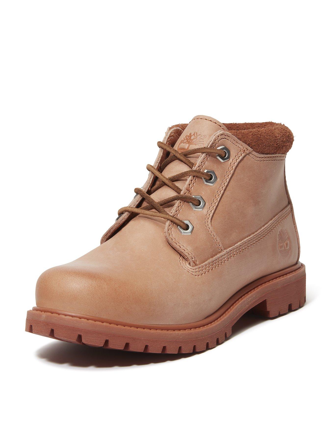  image of timberland-nellie-mid-lc-waterproof-chukka-light-red-full-grain