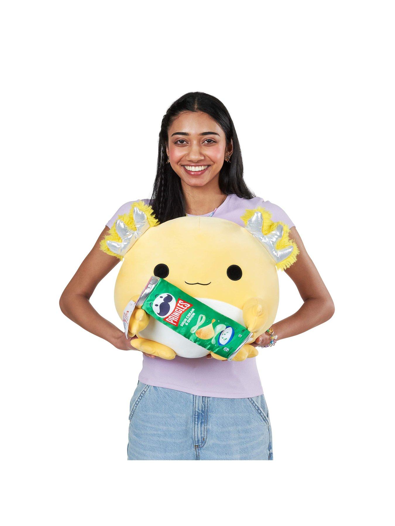Image 2 of 5 of Zuru Snackles Series 2 - 14" Plush - Axolotl with Pringles Sour Cream &amp; Onion