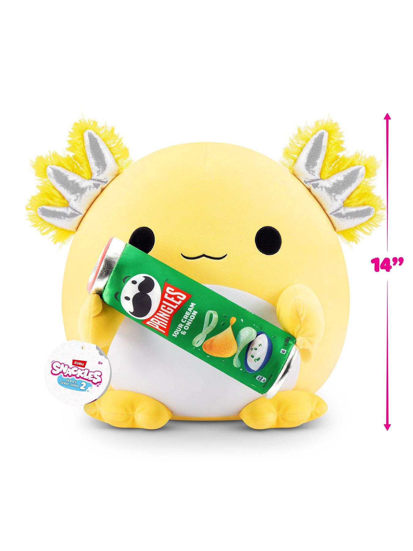 Image 3 of 5 of Zuru Snackles Series 2 - 14" Plush - Axolotl with Pringles Sour Cream &amp; Onion