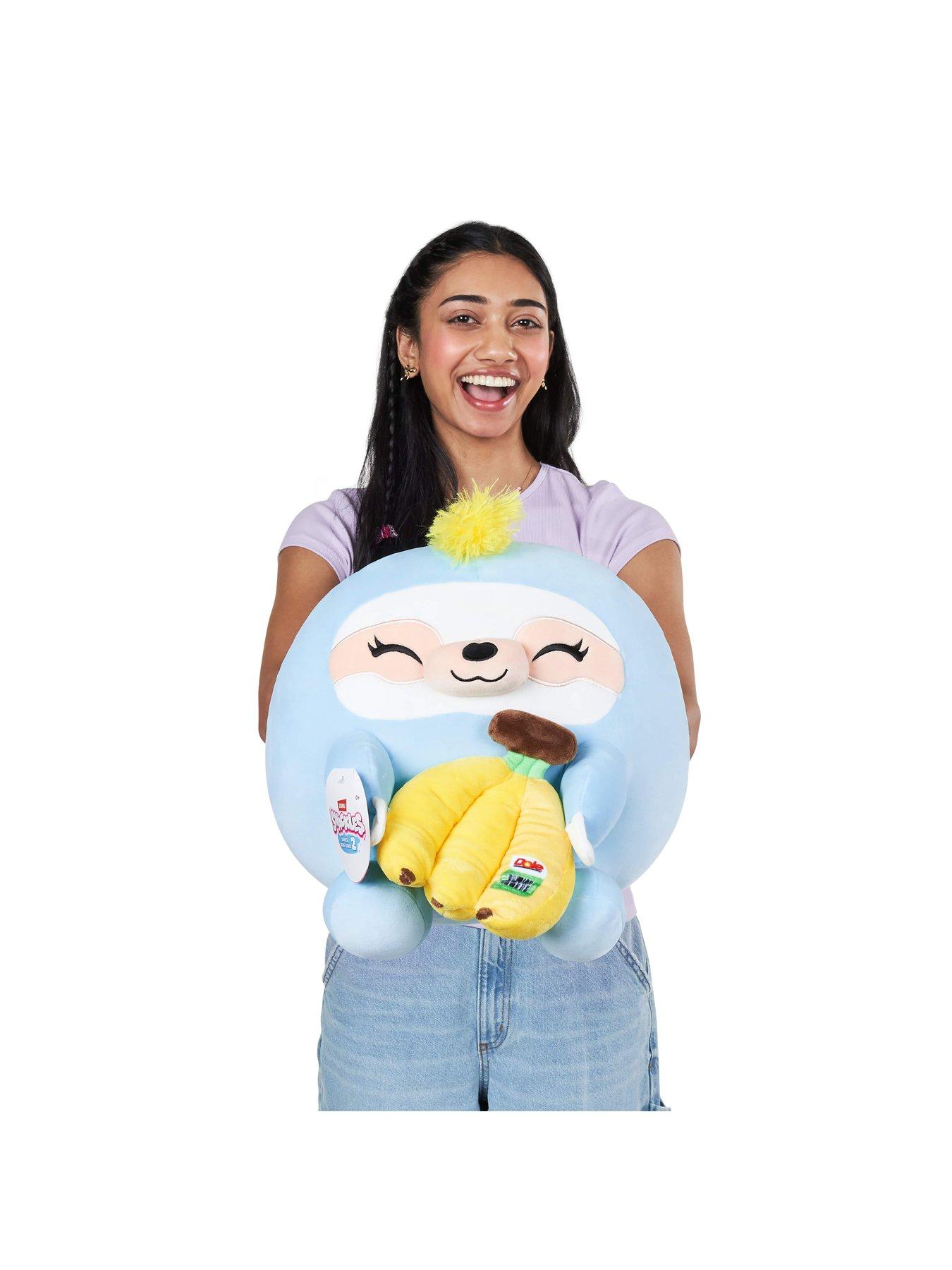 Image 2 of 6 of Zuru Snackles Series 2 - 14" Plush -&nbsp;Sloth &amp; Dole Banana