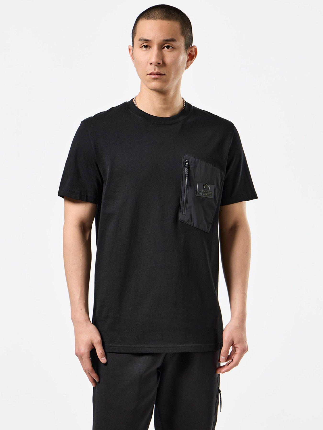 weekend-offender-juarez-technical-overlay-t-shirt-black