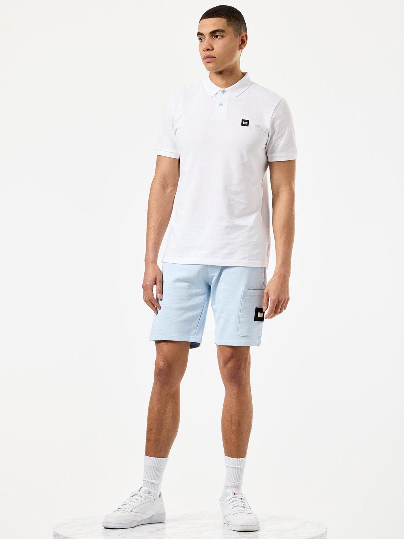  image of weekend-offender-hawkins-pocket-jogging-shorts-blue
