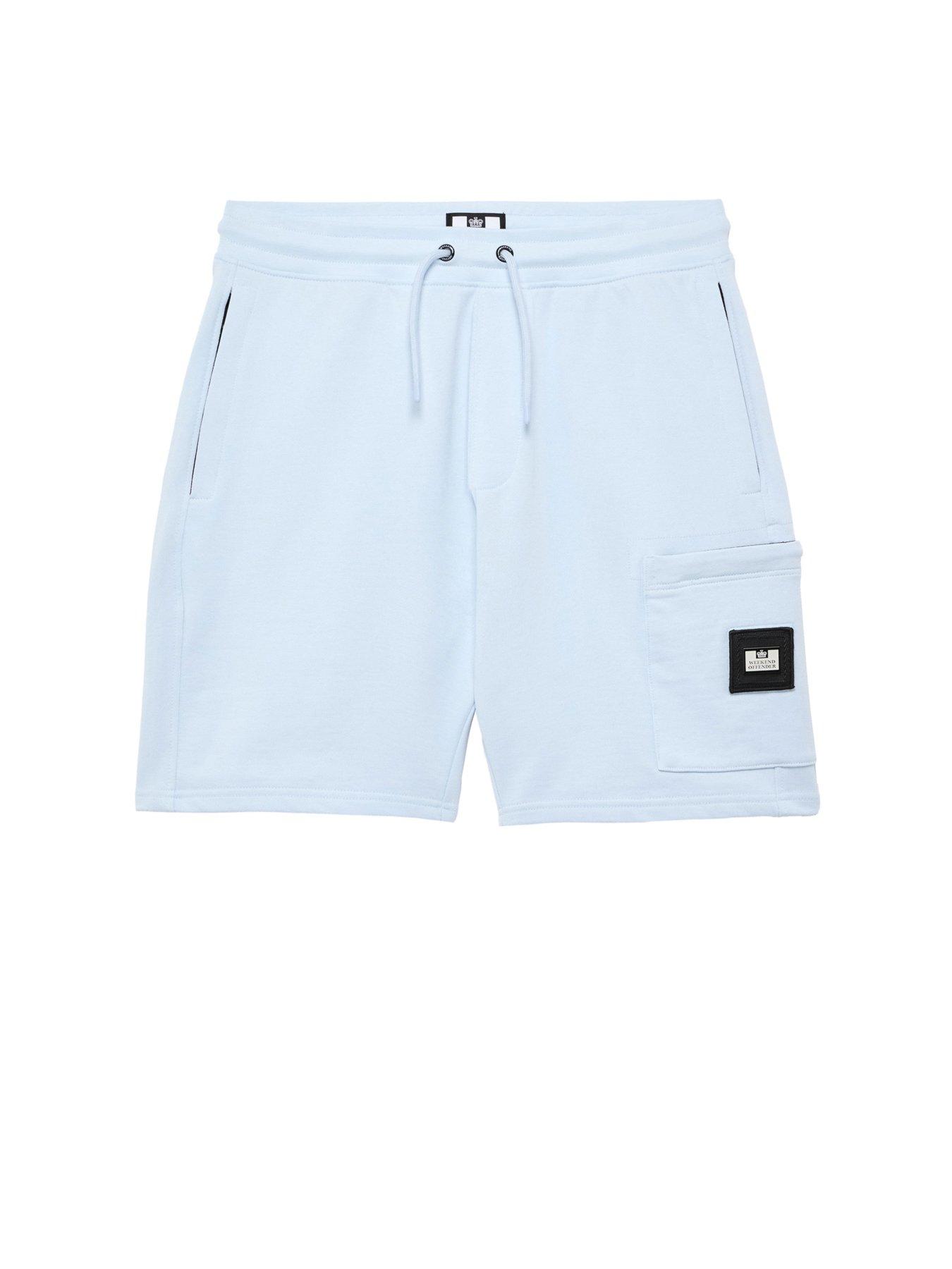  image of weekend-offender-hawkins-pocket-jogging-shorts-blue