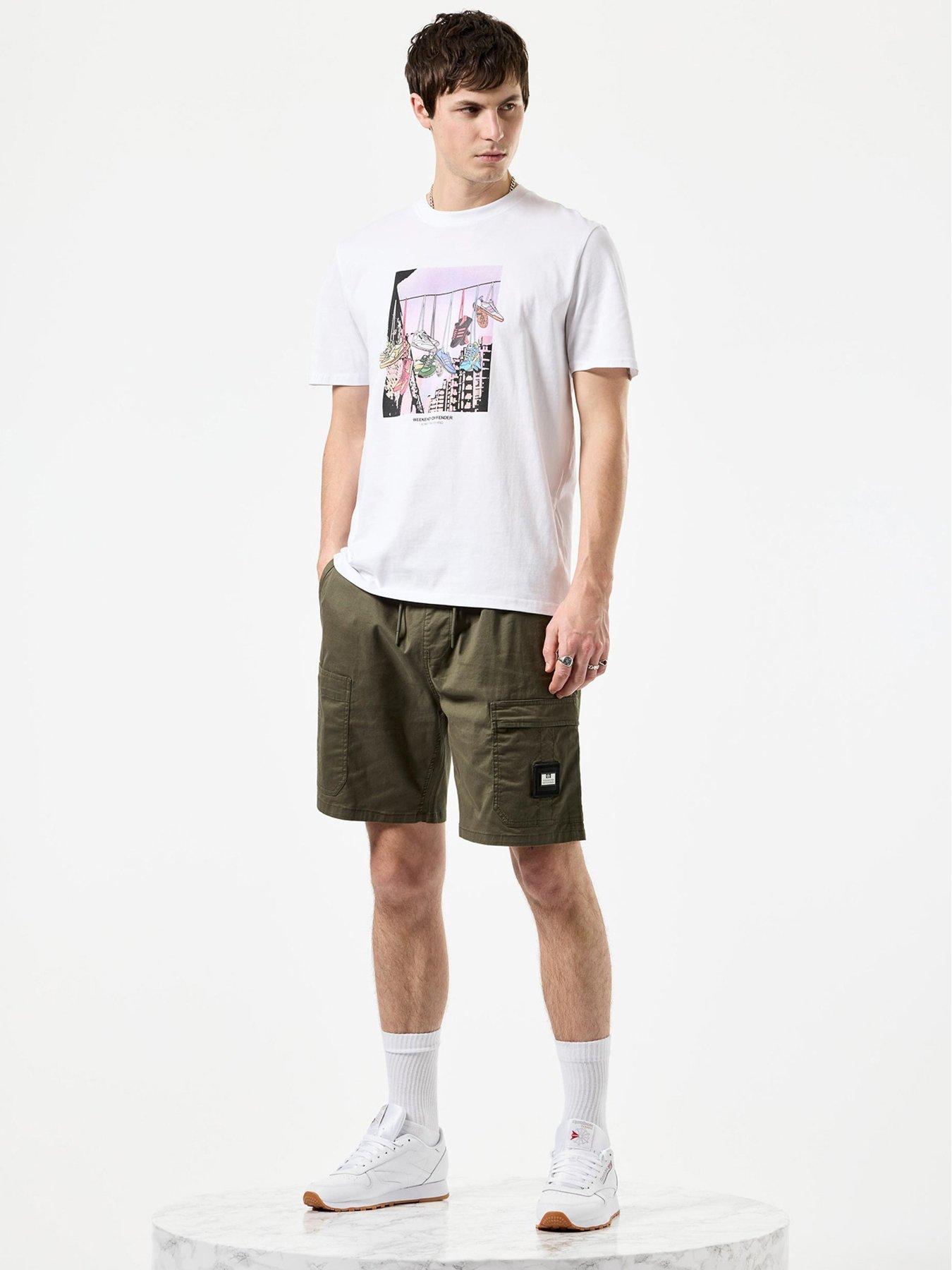  image of weekend-offender-turf-wars-sneaker-graphic-t-shirt-white