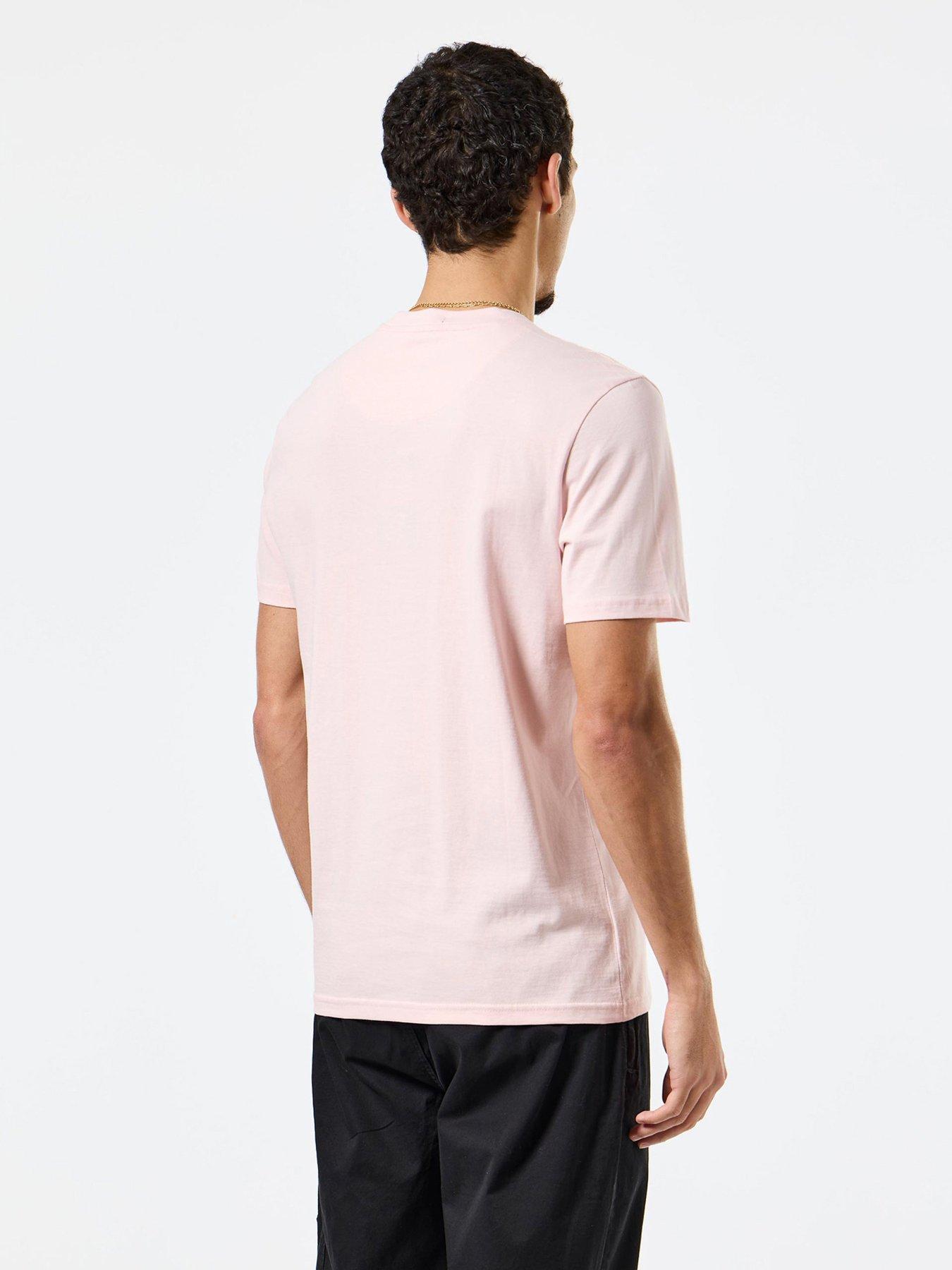  image of weekend-offender-millergrove-woan-chest-print-tee-pink