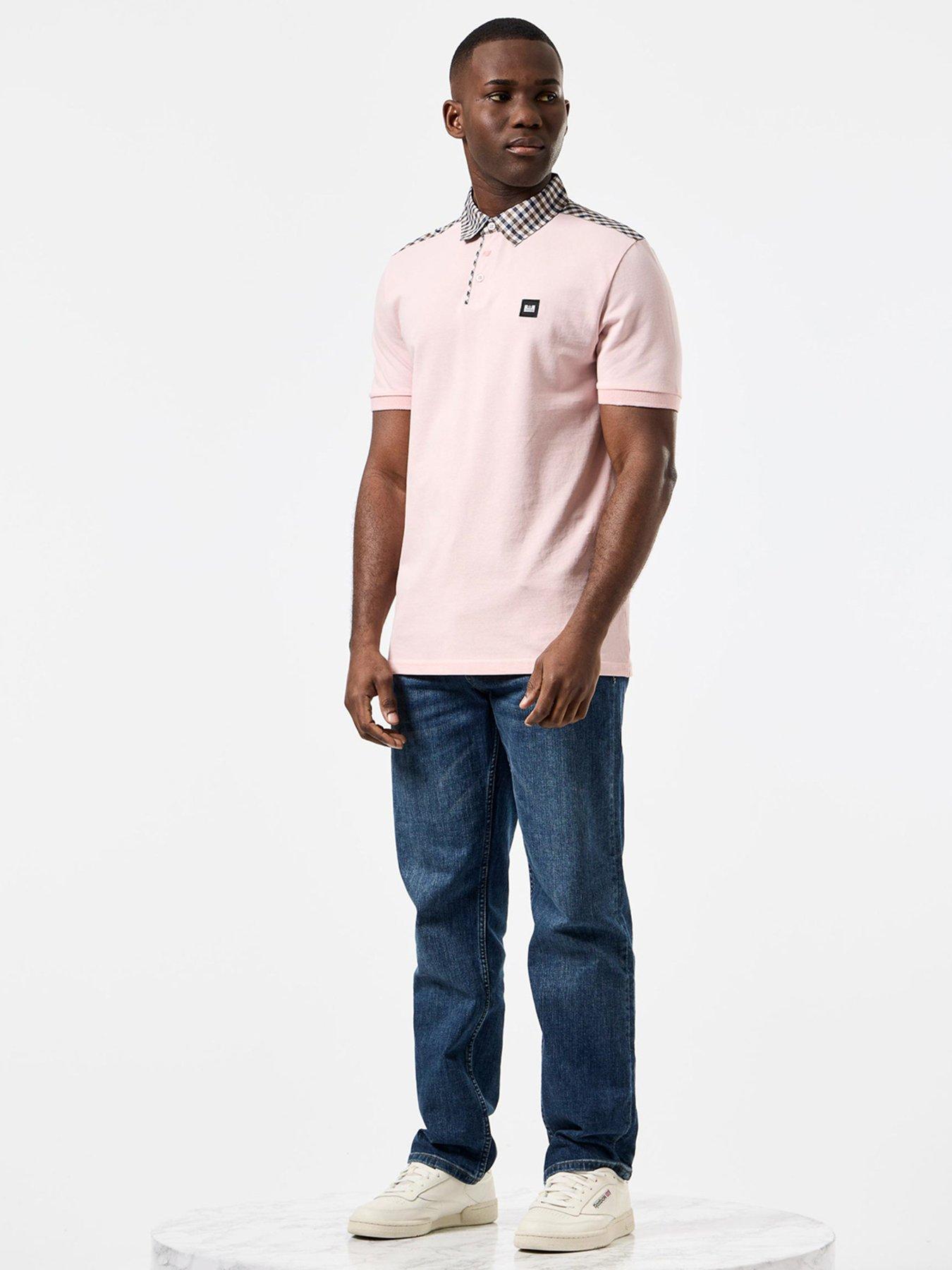 Image 2 of 6 of Weekend Offender Costa Check Collar Polo Shirt - Multi