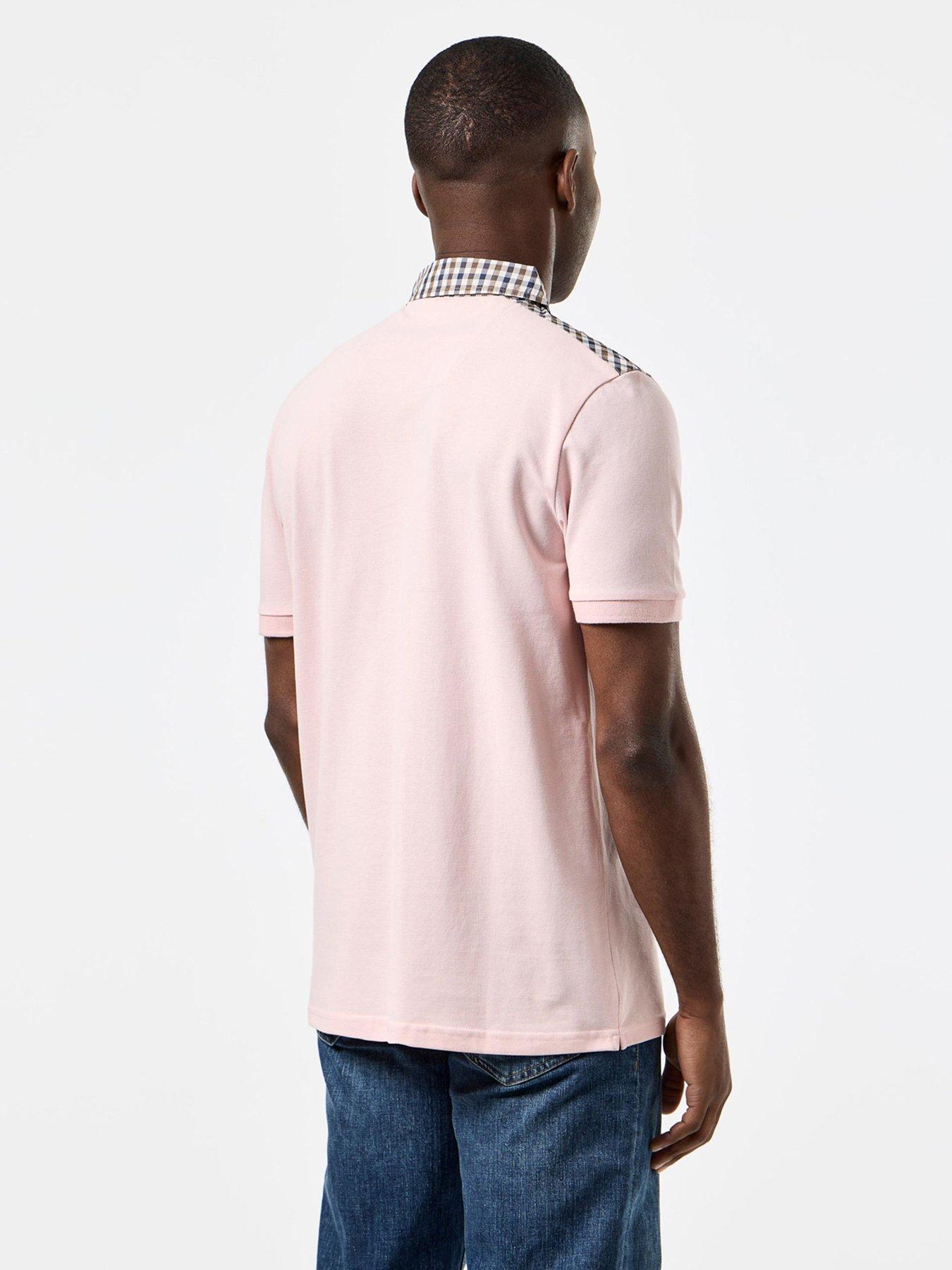Image 4 of 6 of Weekend Offender Costa Check Collar Polo Shirt - Multi