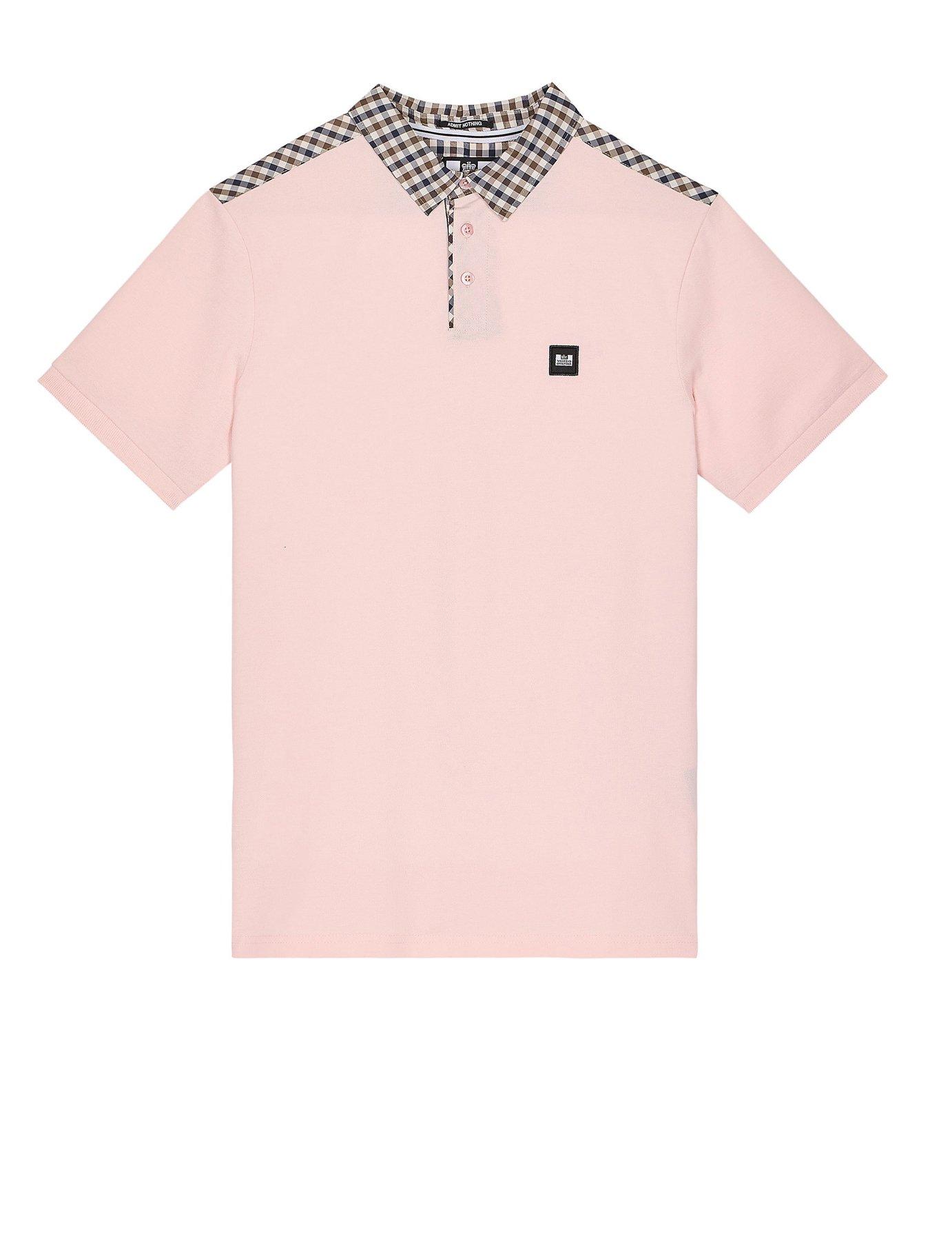 Image 5 of 6 of Weekend Offender Costa Check Collar Polo Shirt - Multi