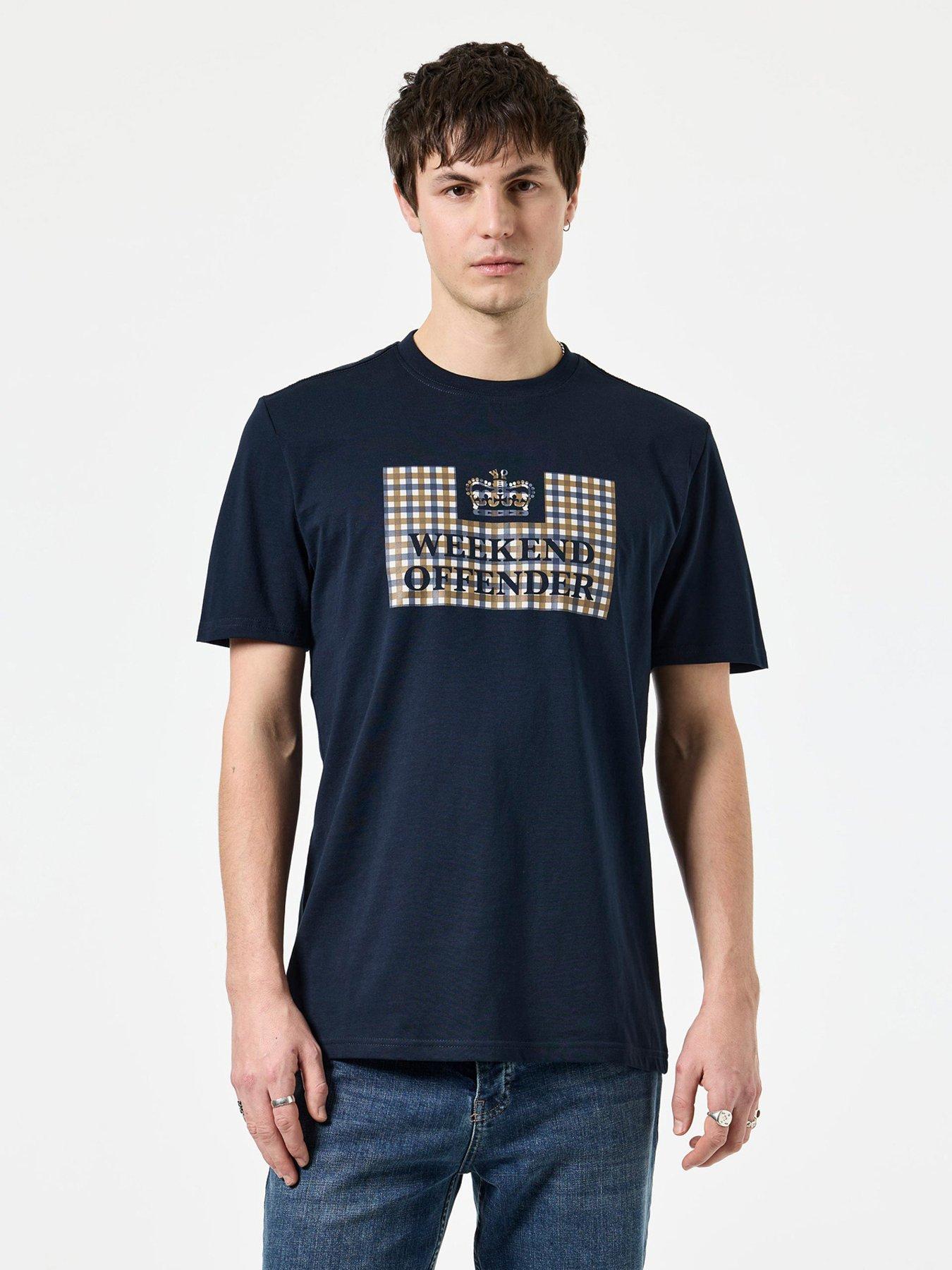 undefined Shevchenko Check Logo Printed Tee - Multi