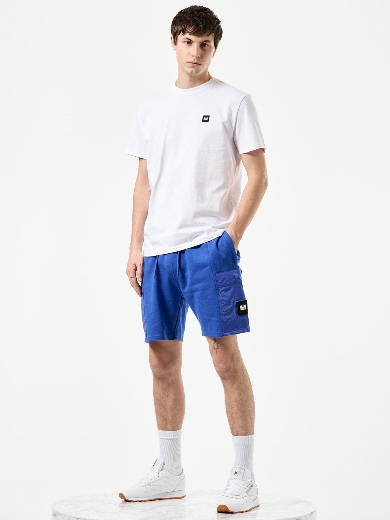  image of weekend-offender-chiyoda-overlay-jog-shorts-blue