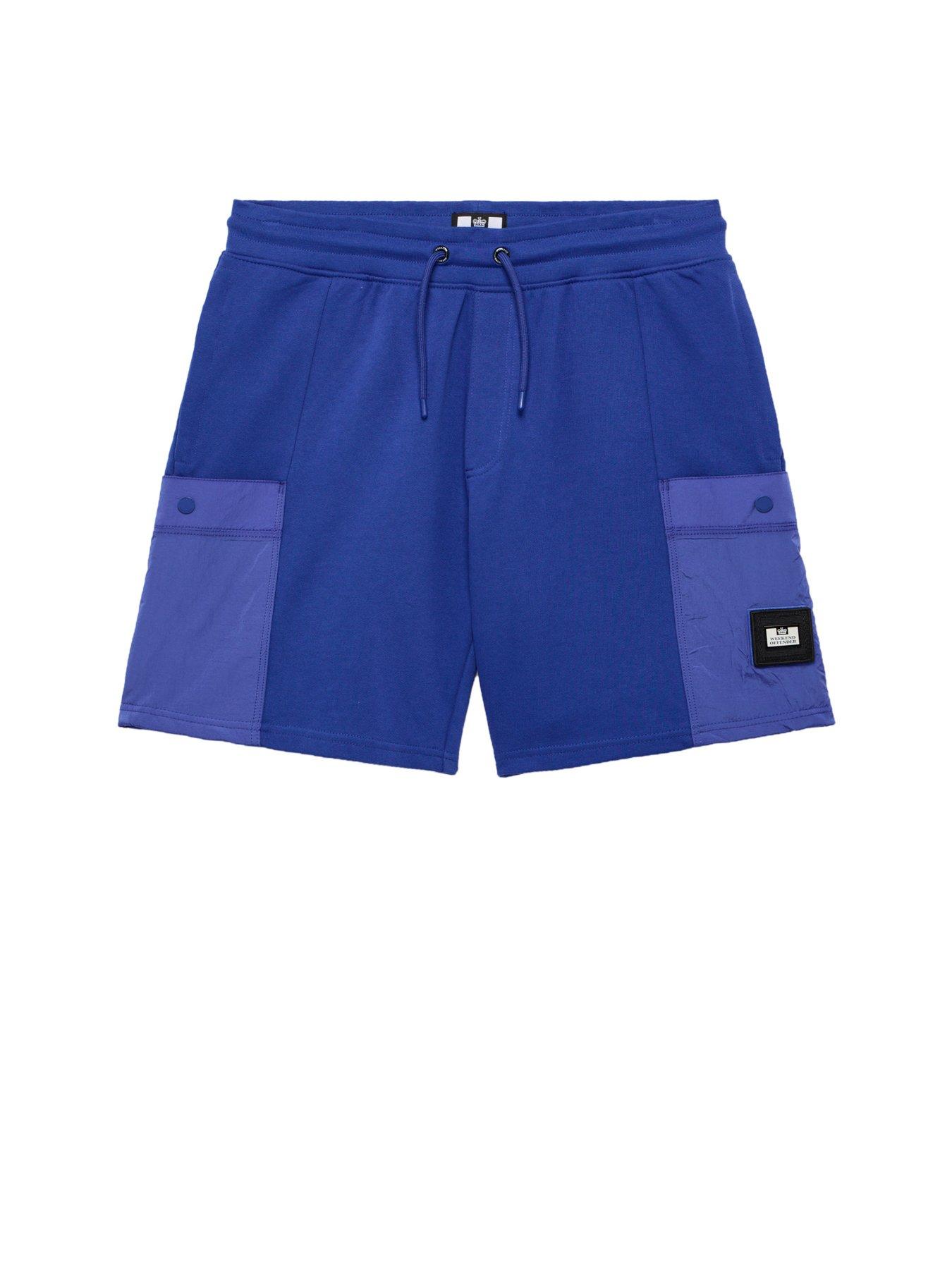 image of weekend-offender-chiyoda-overlay-jog-shorts-blue