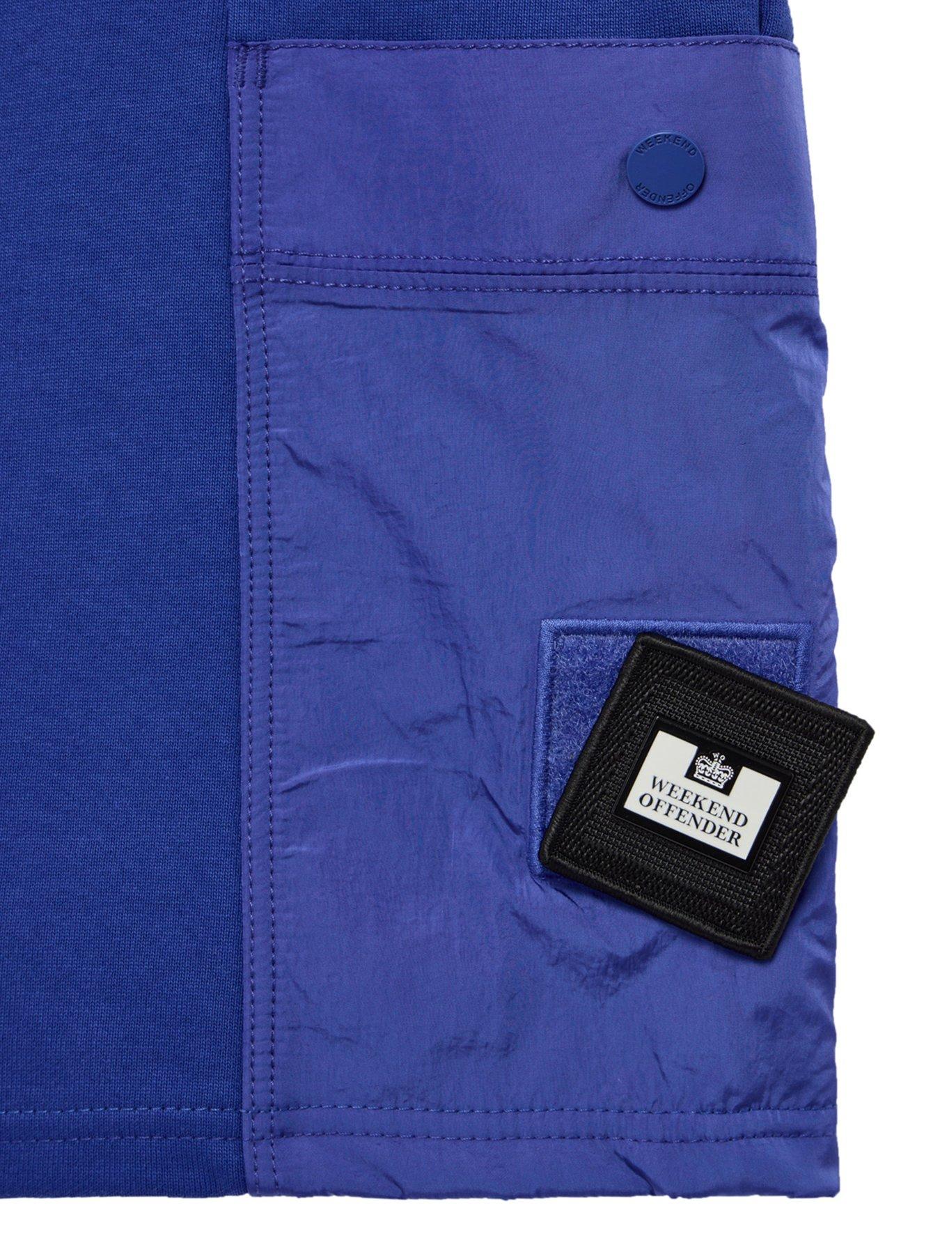  image of weekend-offender-chiyoda-overlay-jog-shorts-blue