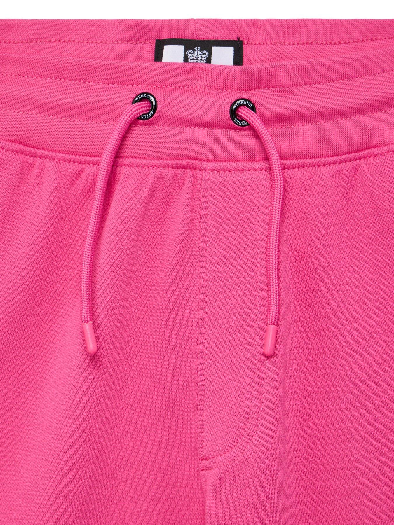  image of weekend-offender-chiyoda-overlay-jogging-shorts-pink