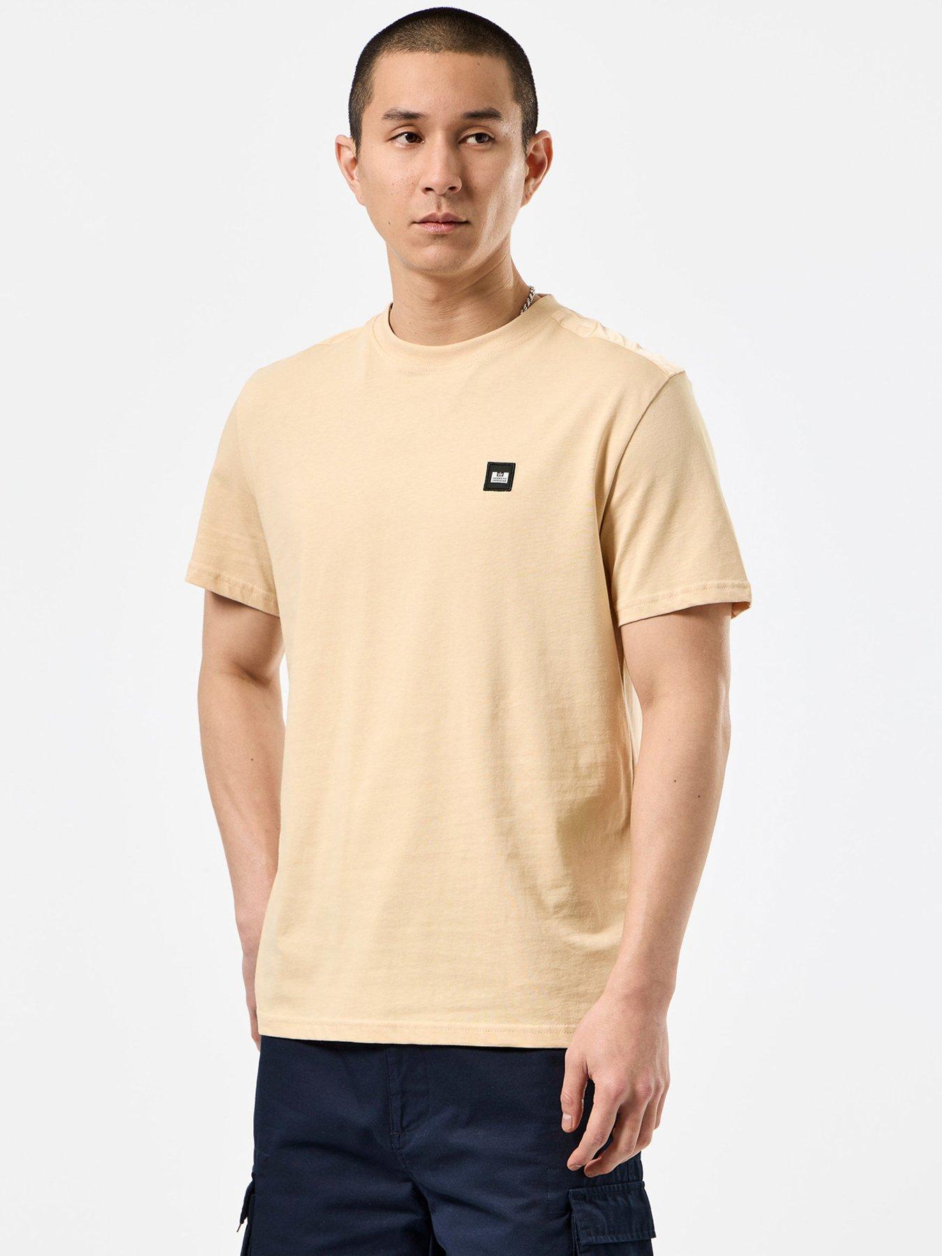 weekend-offender-garcia-classic-shoulder-overlay-t-shirt-gold