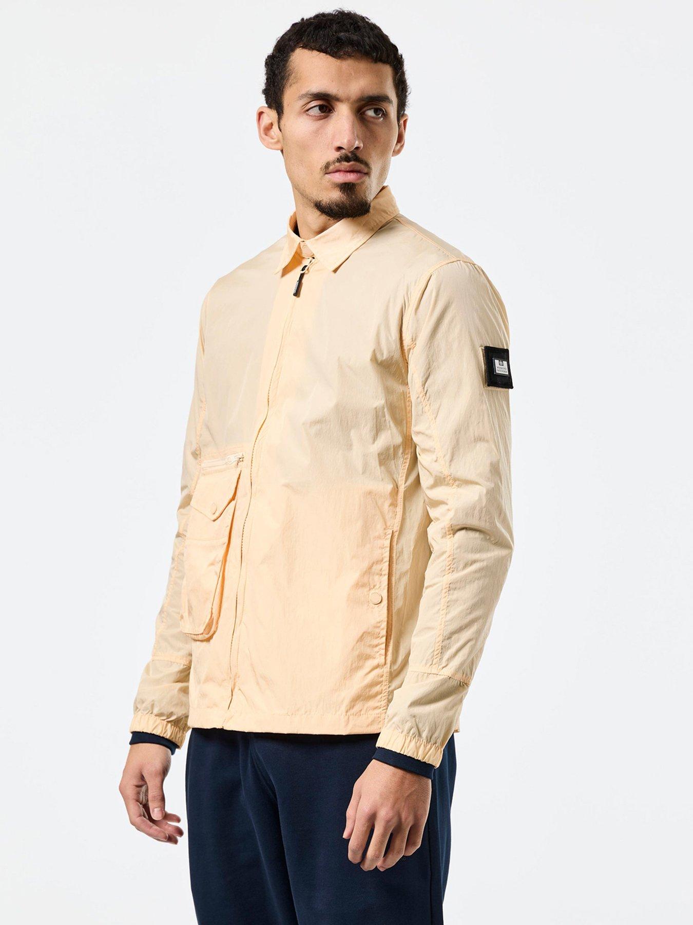 weekend-offender-vinnie-classic-nylon-overshirt-gold