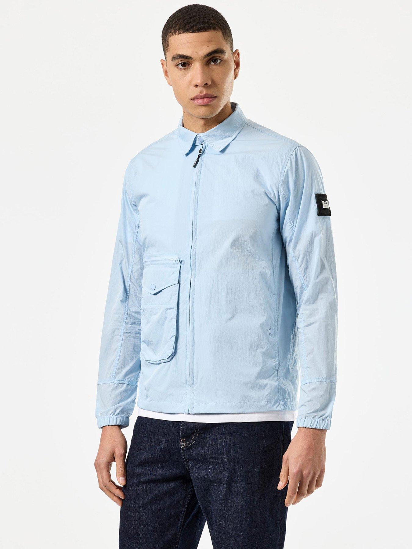 weekend-offender-vinnie-classic-nylon-overshirt-blue