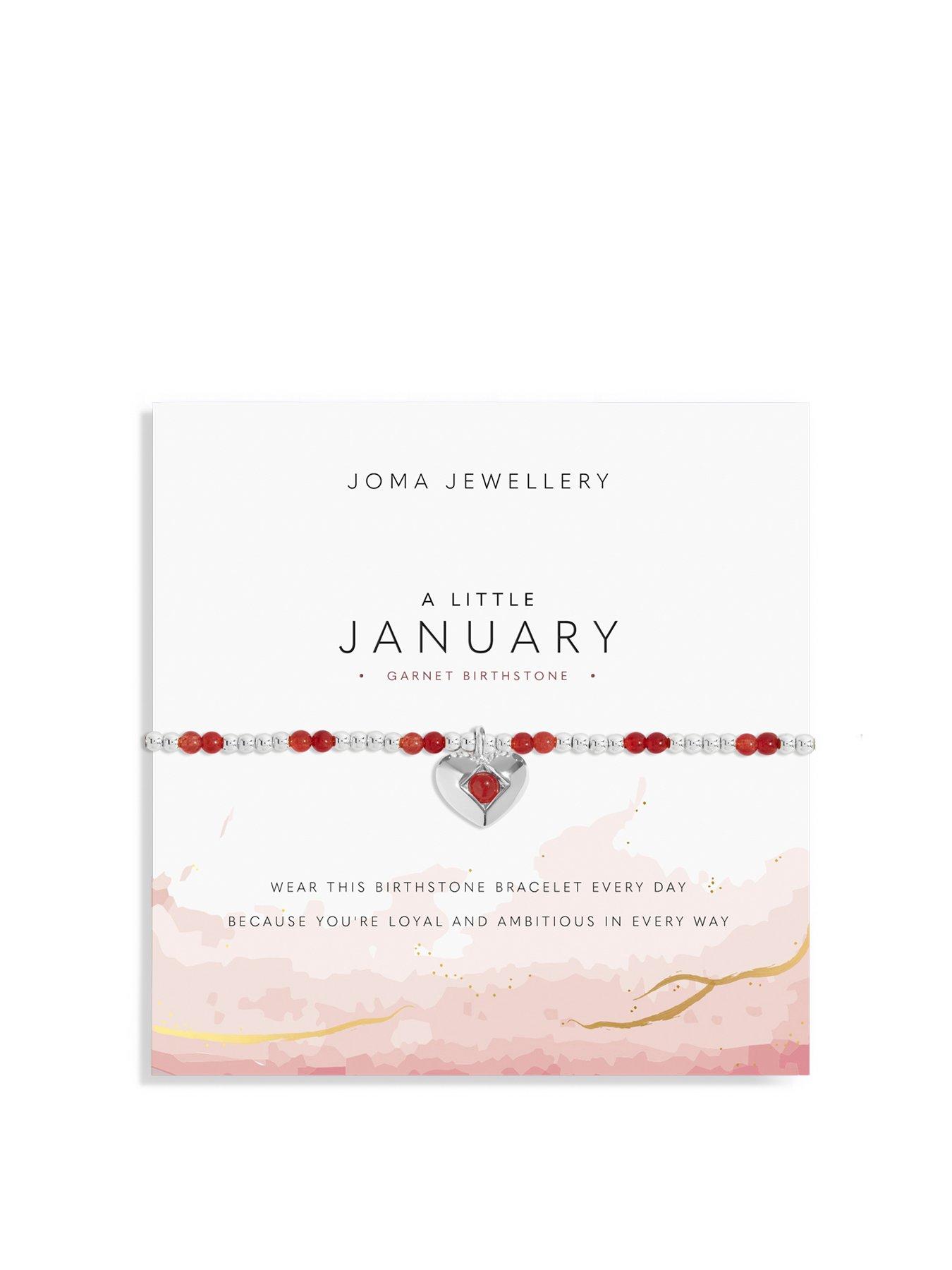  image of joma-jewellery-birthstone-a-little-bracelet-in-silver-plating
