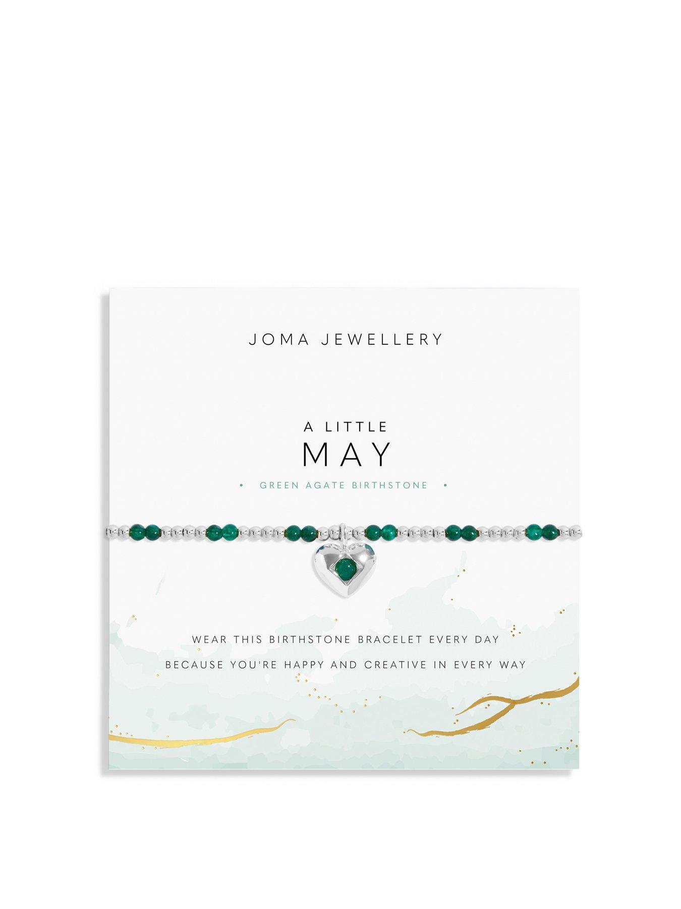 undefined Birthstone A Little Earrings In Silver Plating