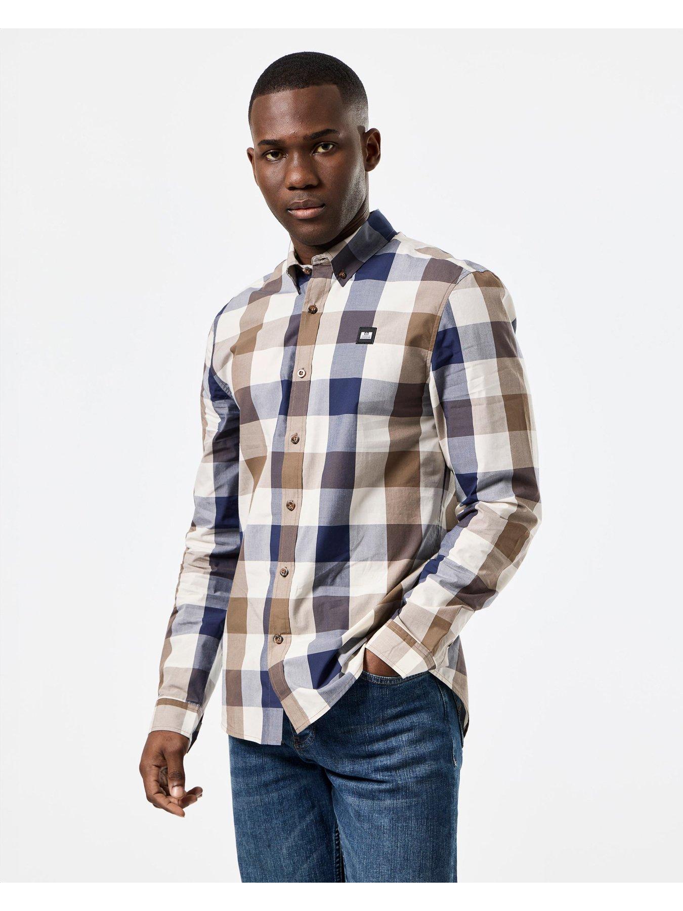 weekend-offender-lisbon-all-over-check-long-sleeve-shirt-multi